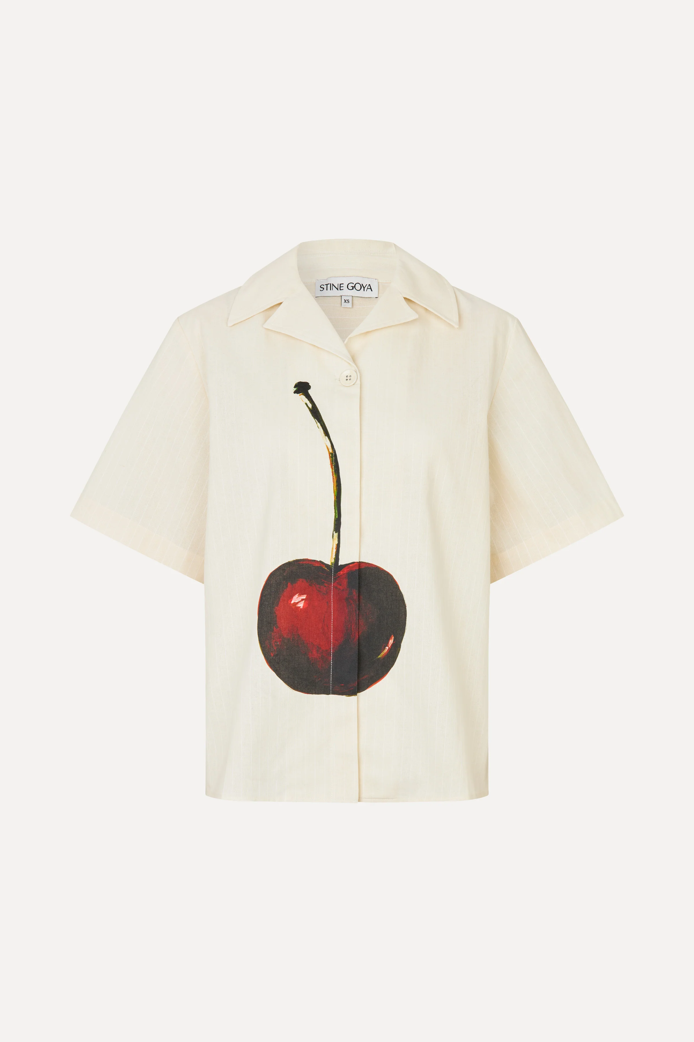Bowling Collar Shirt - Cherry - Image 3