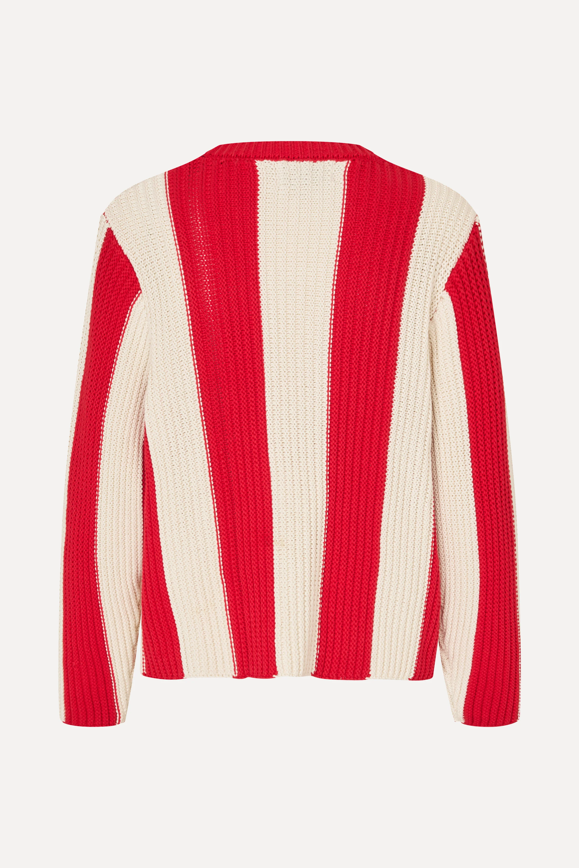 Boxy Motif Sweater - Equestrian Stripes - Image 4
