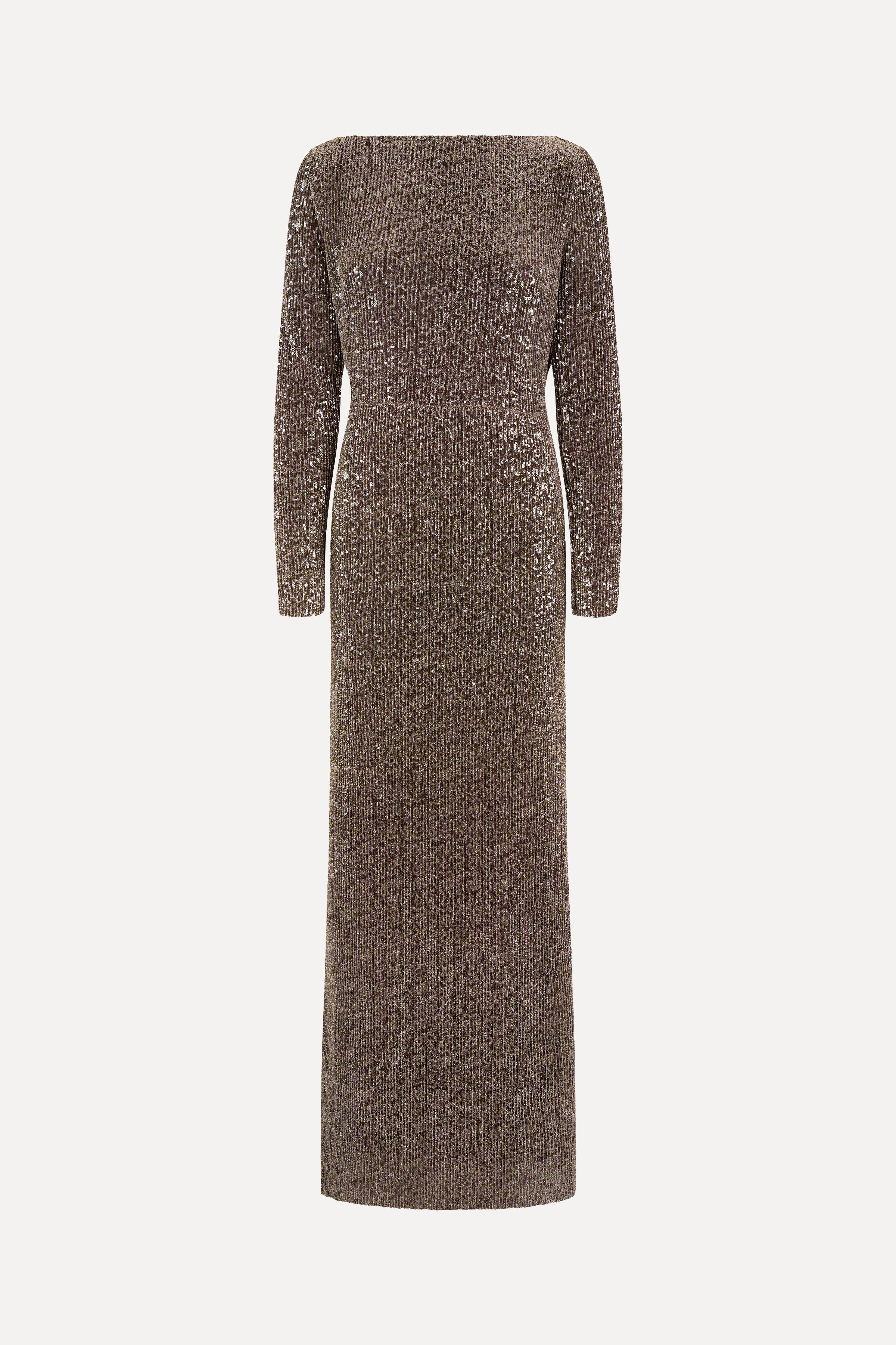 Carsoni Dress - Holographic Sequin