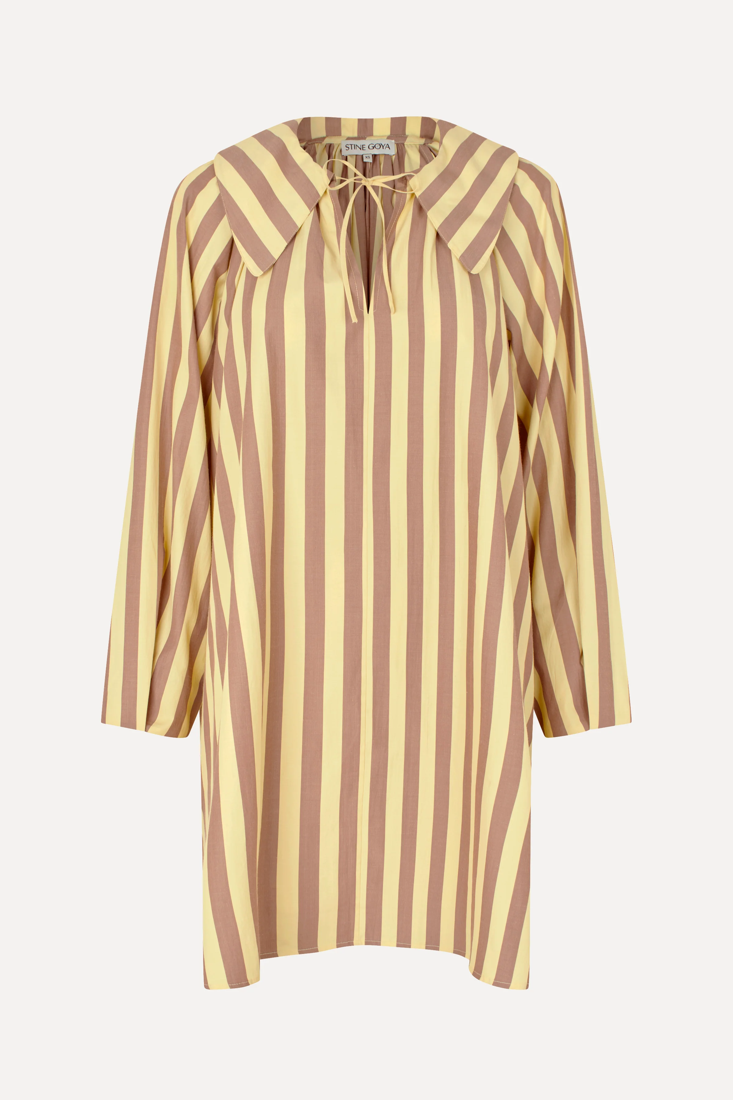 Collared Voluminous Dress - Equestrian Sun - Image 3