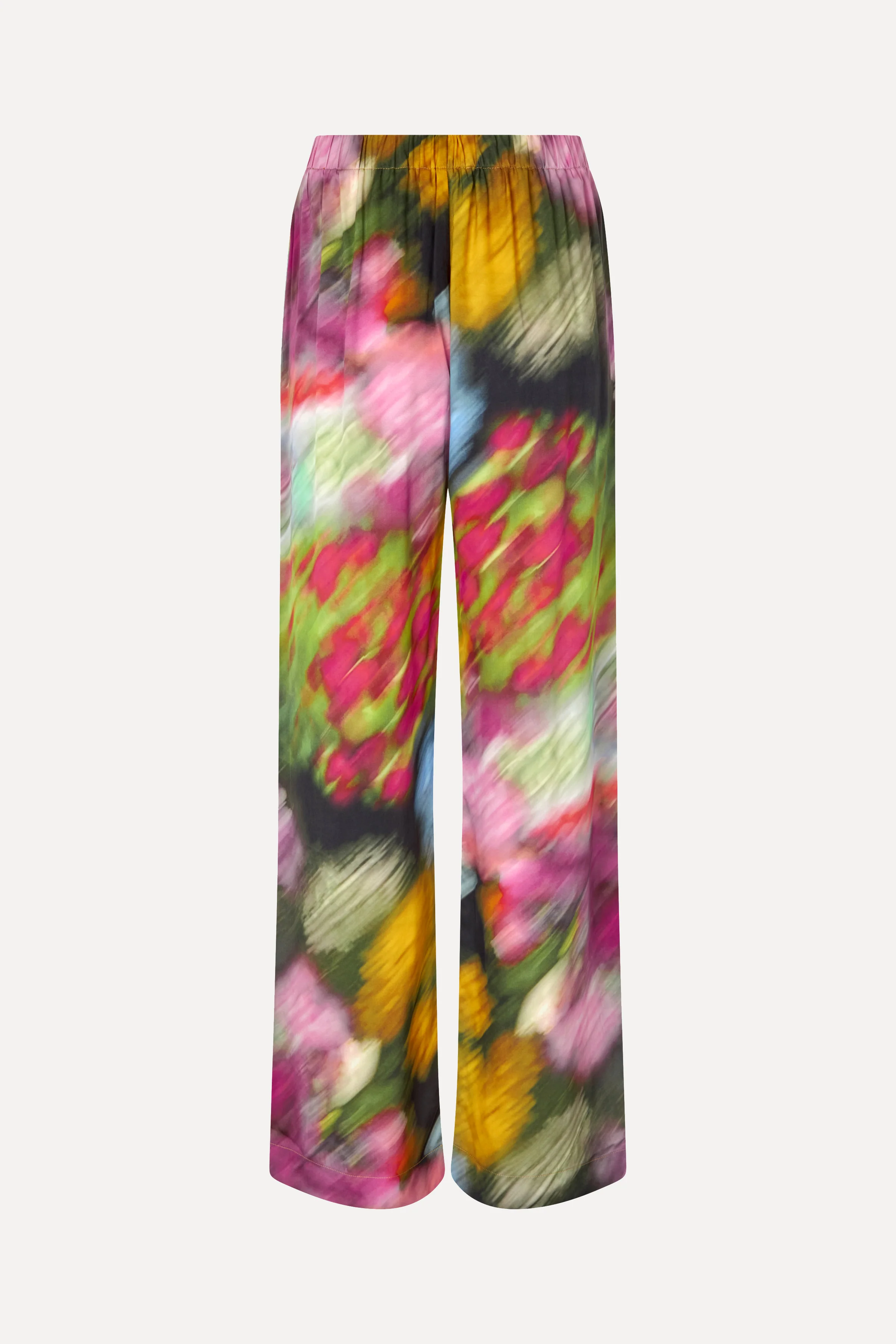 Elasticated Long Pants - Liquid Floral