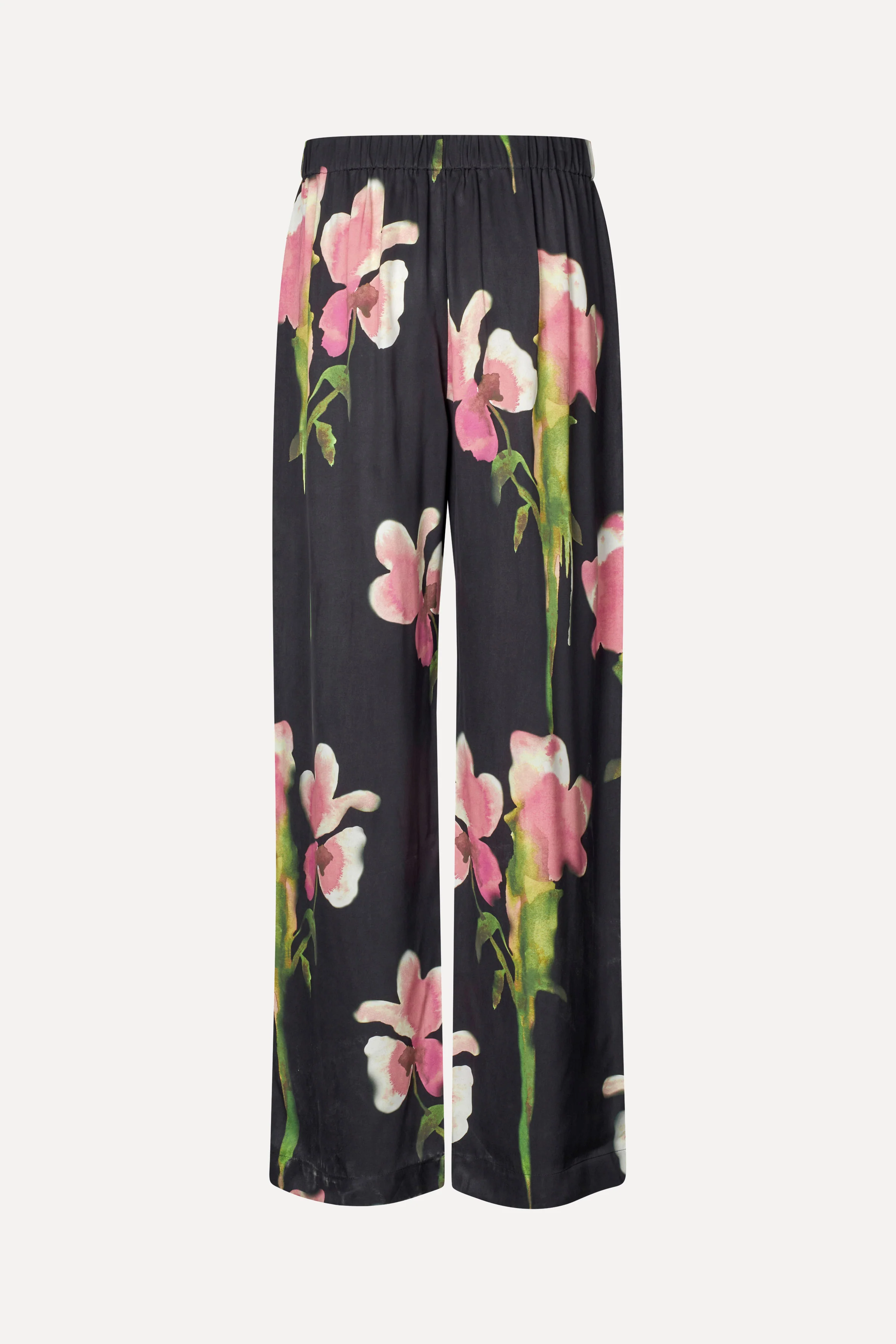 Elasticated Long Pants - Melting Flowers - Image 2