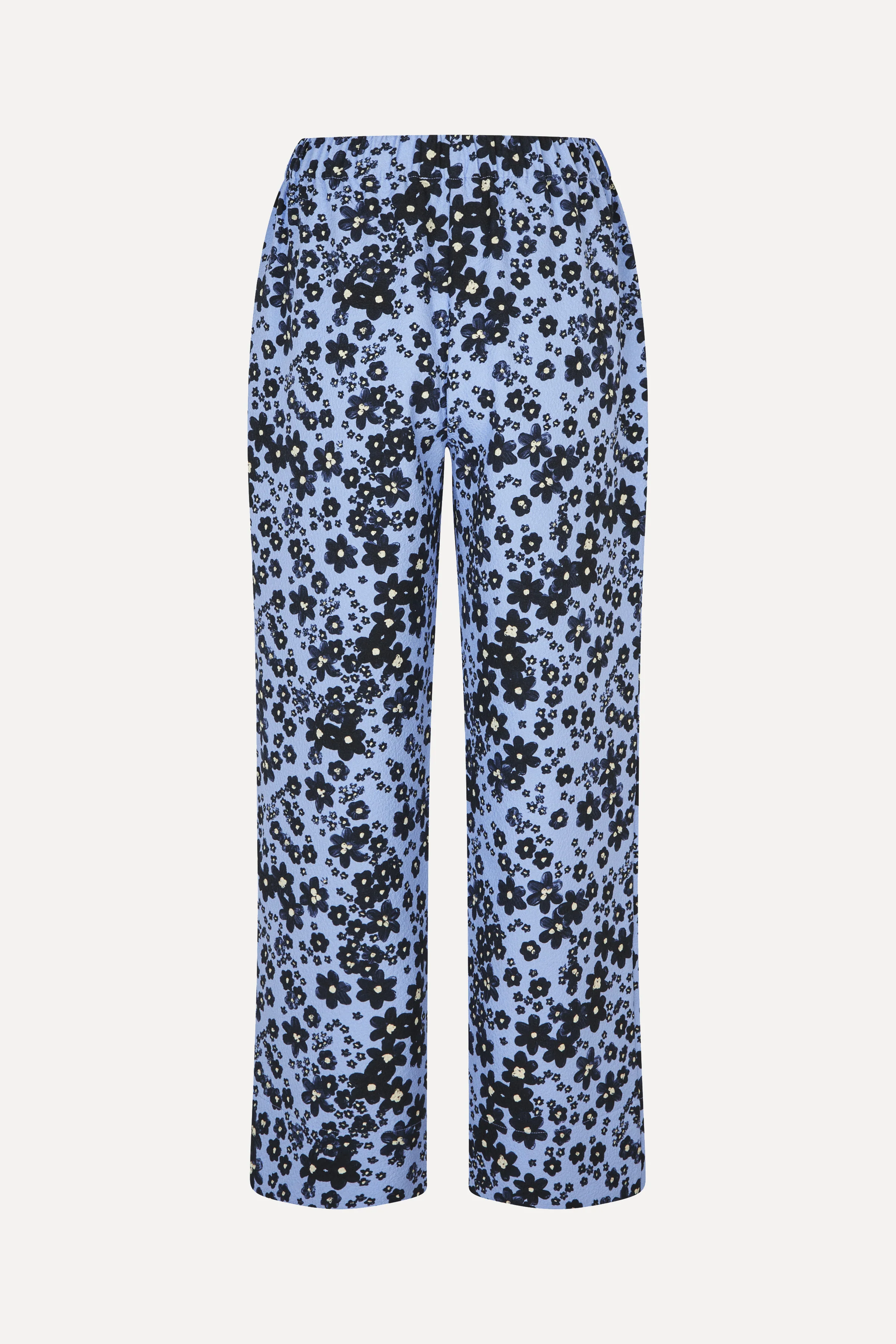 Elasticated Straight Pants - Night Ditzy Floral / Day Ditzy Floral - Image 2