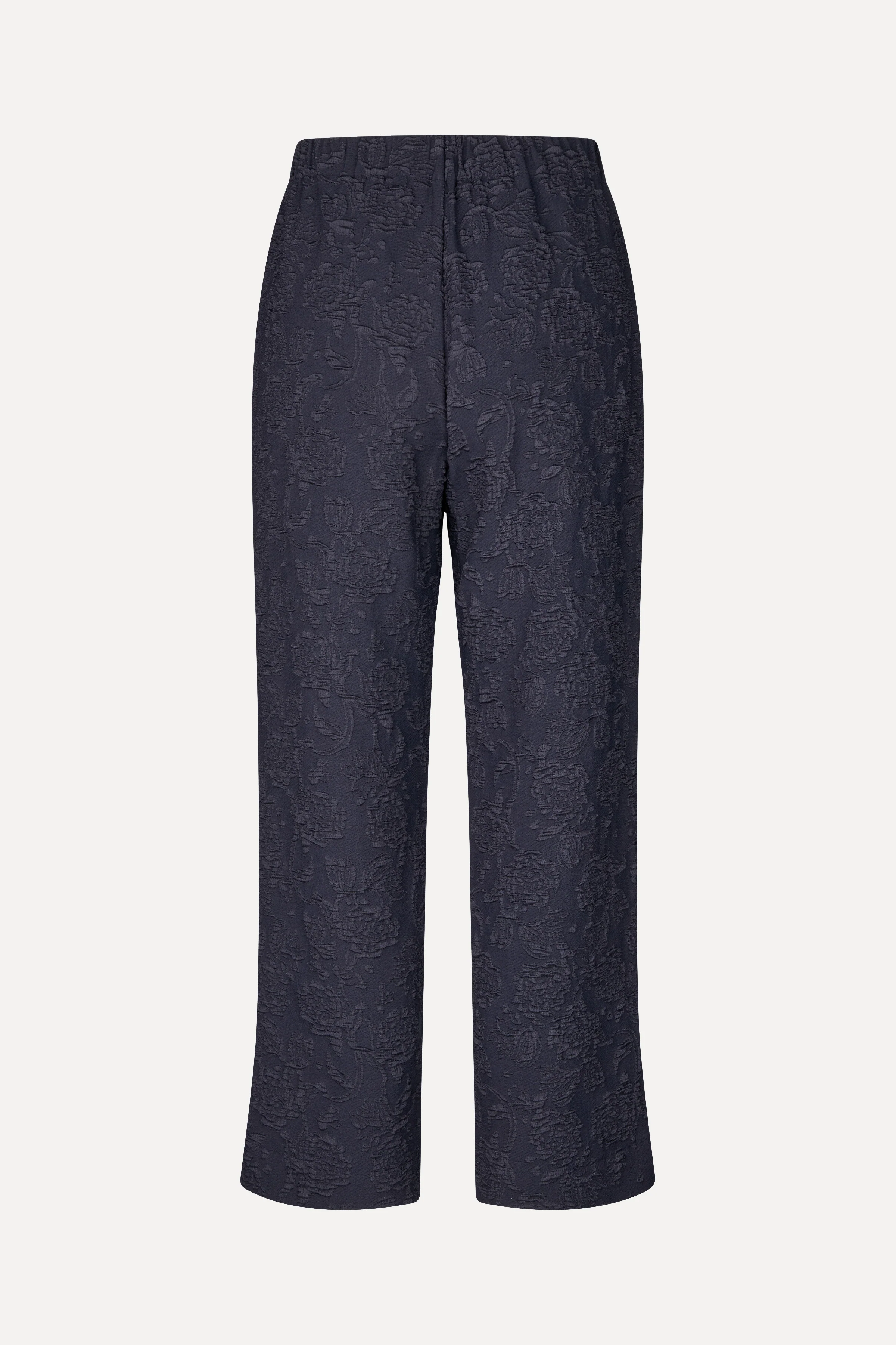Elasticated Waistband Cropped Pants - Garden Relief - Image 4