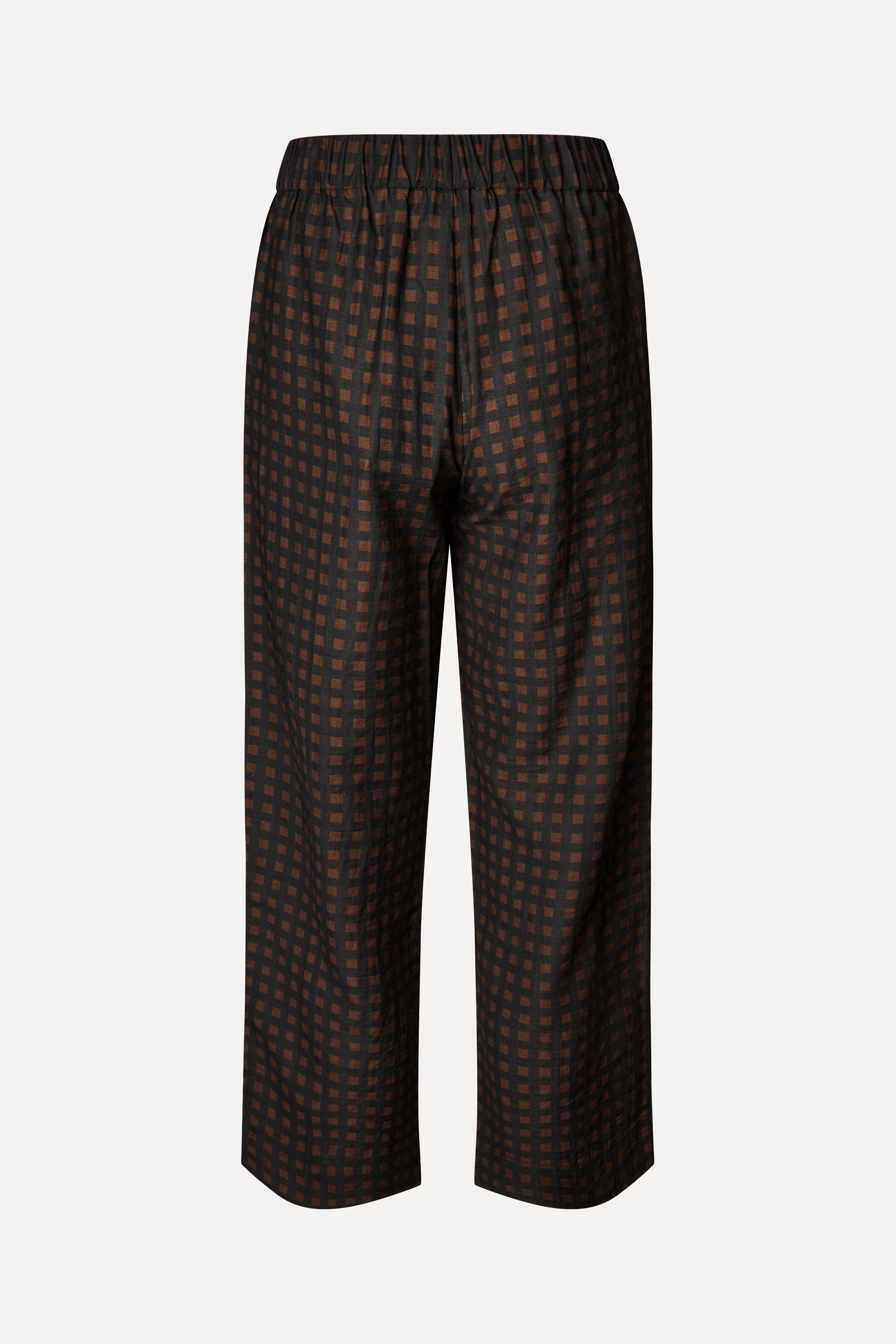 Elasticated Waistband Pants - Morgensol Checks - Image 4