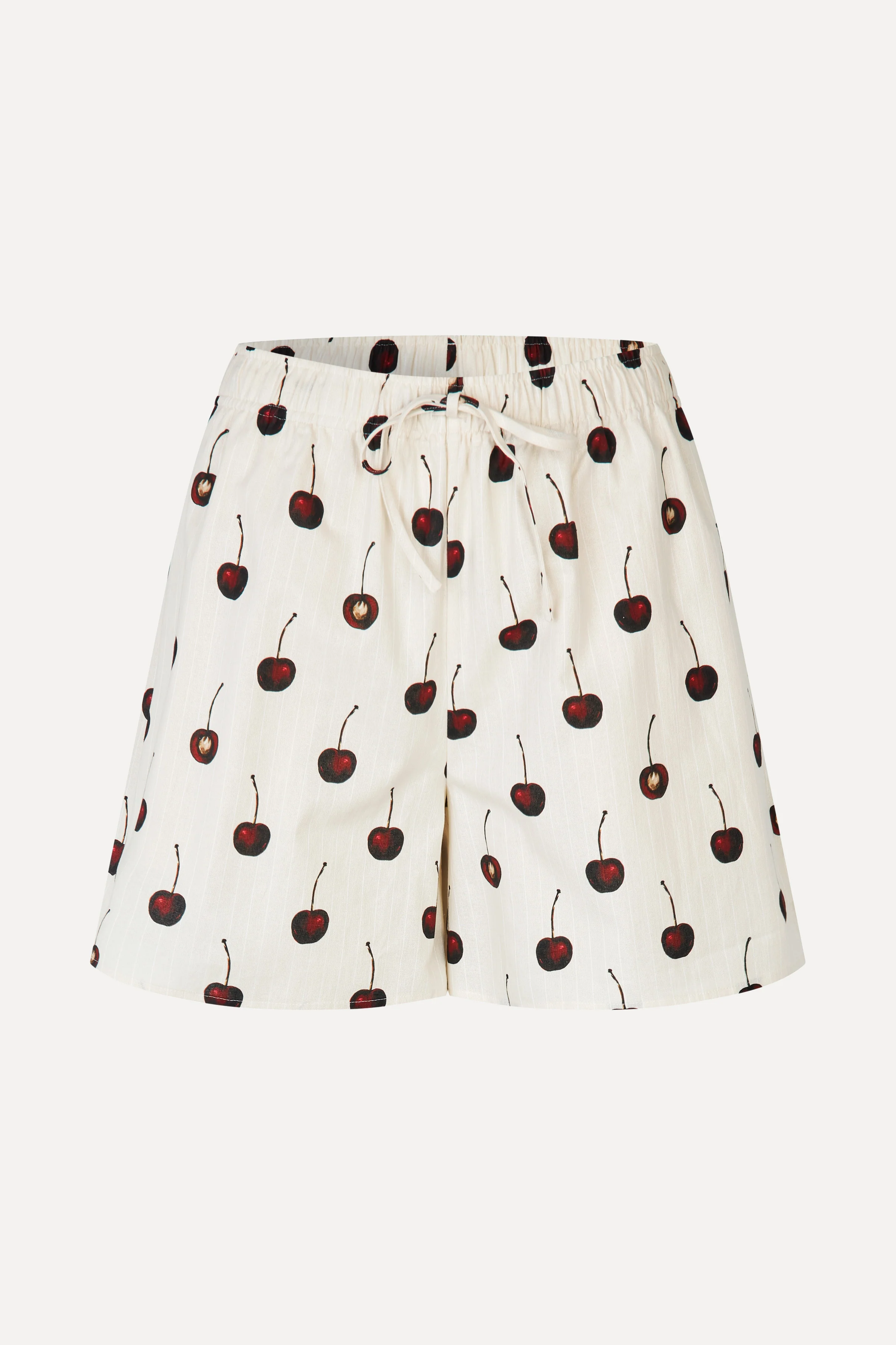 Elasticated Waistband Shorts - Cherries - Image 3