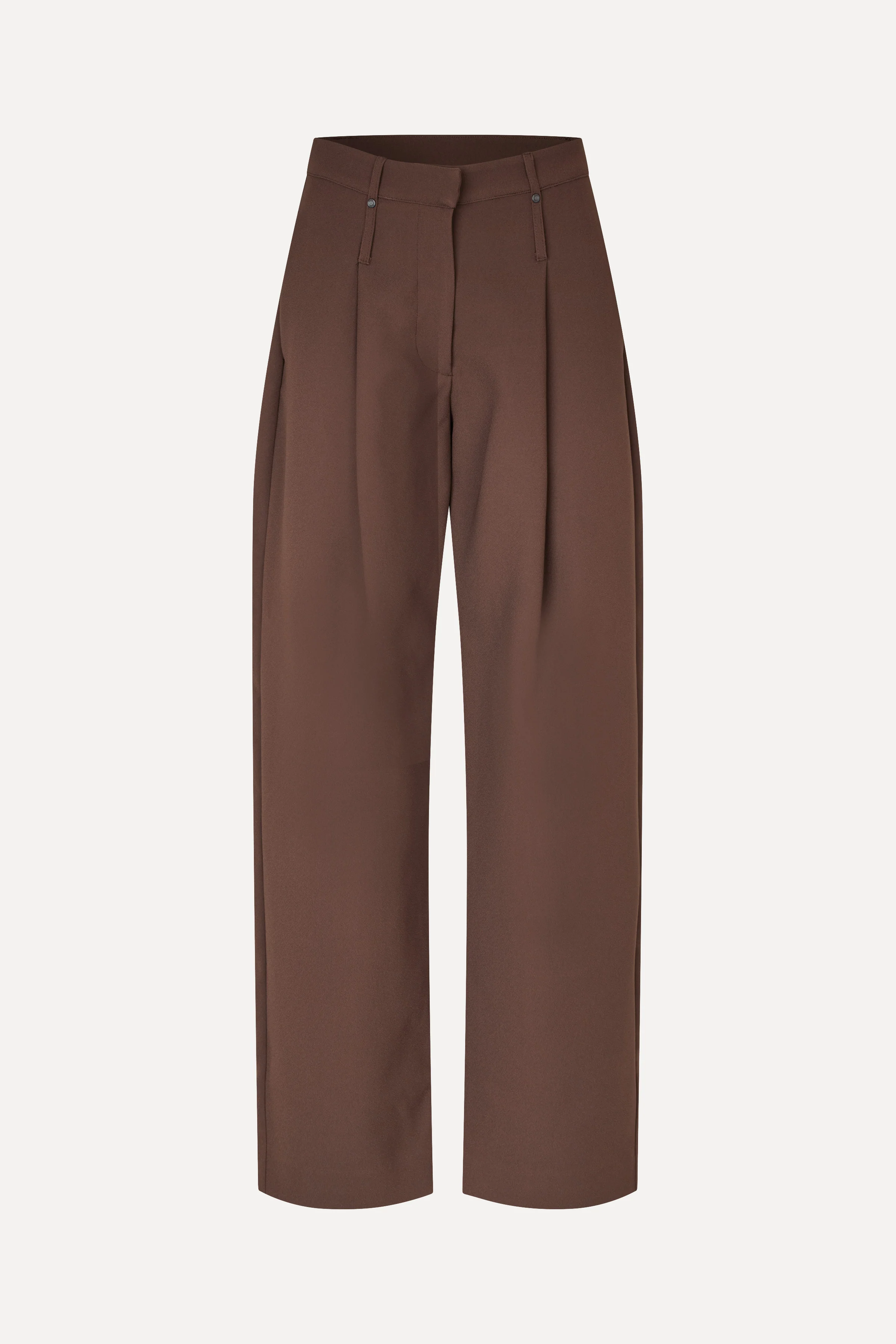 Elevated Pleat Pants - Cocoa - Image 3