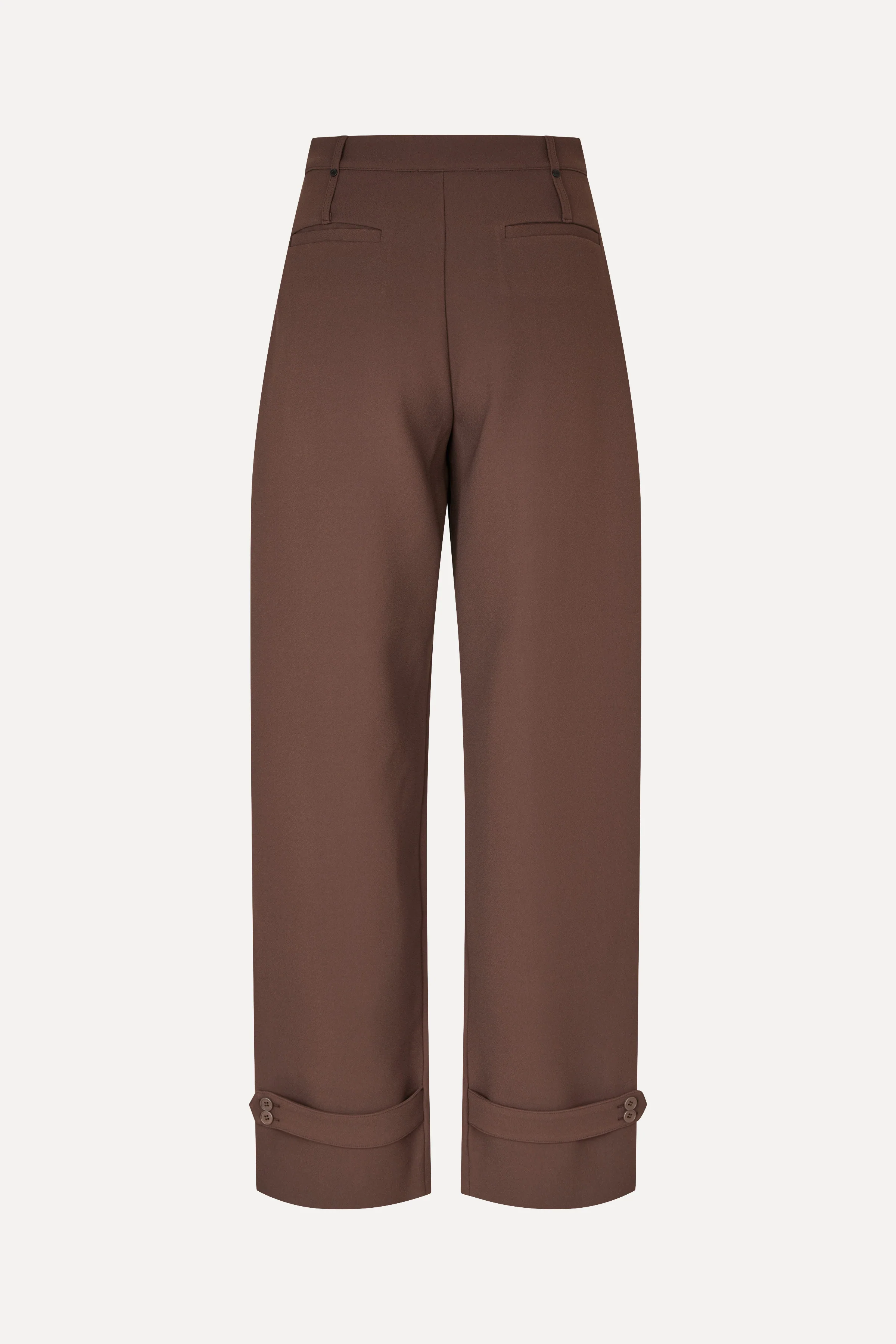 Elevated Pleat Pants - Cocoa - Image 4