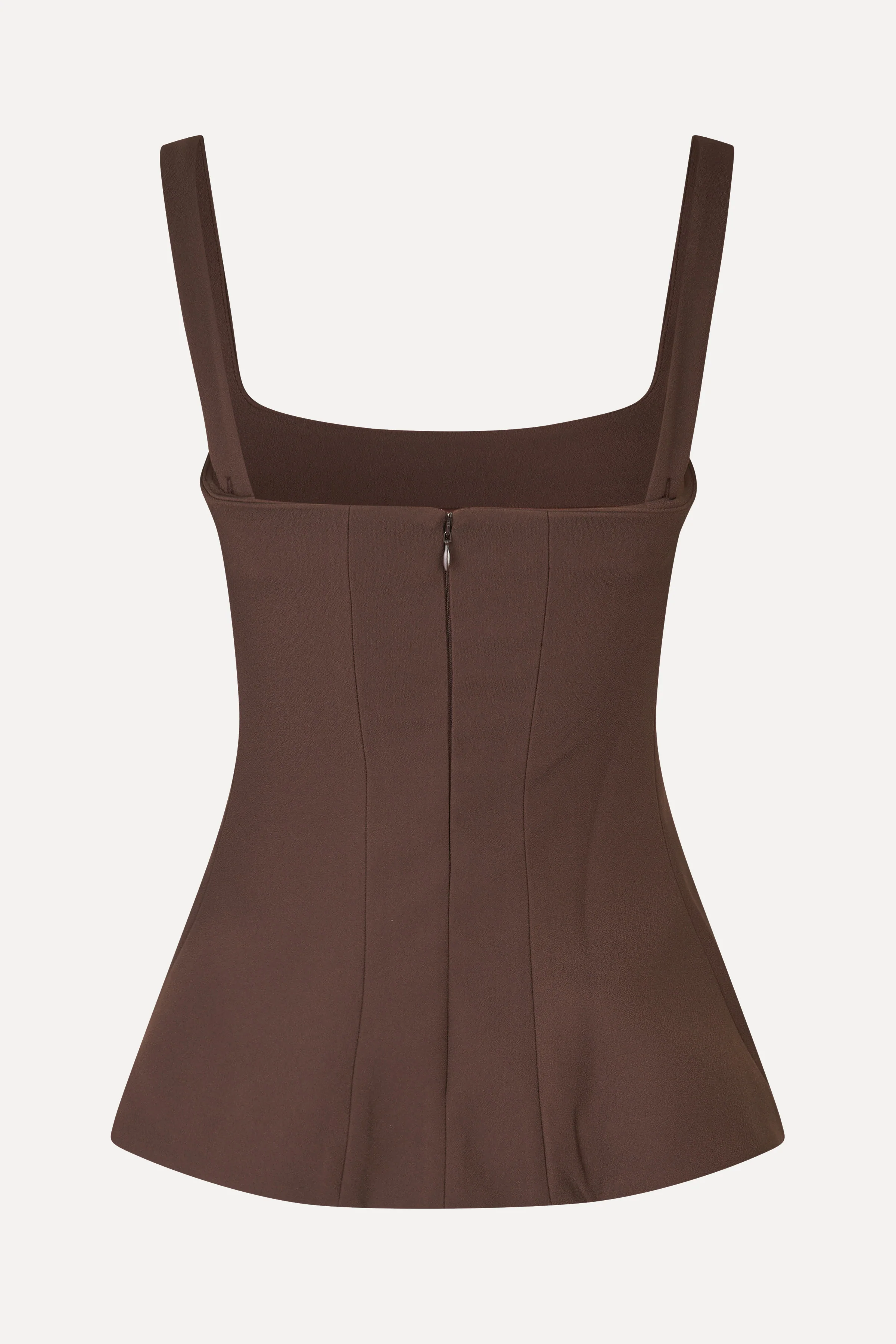 Elevated Structured Top - Cocoa - Image 4