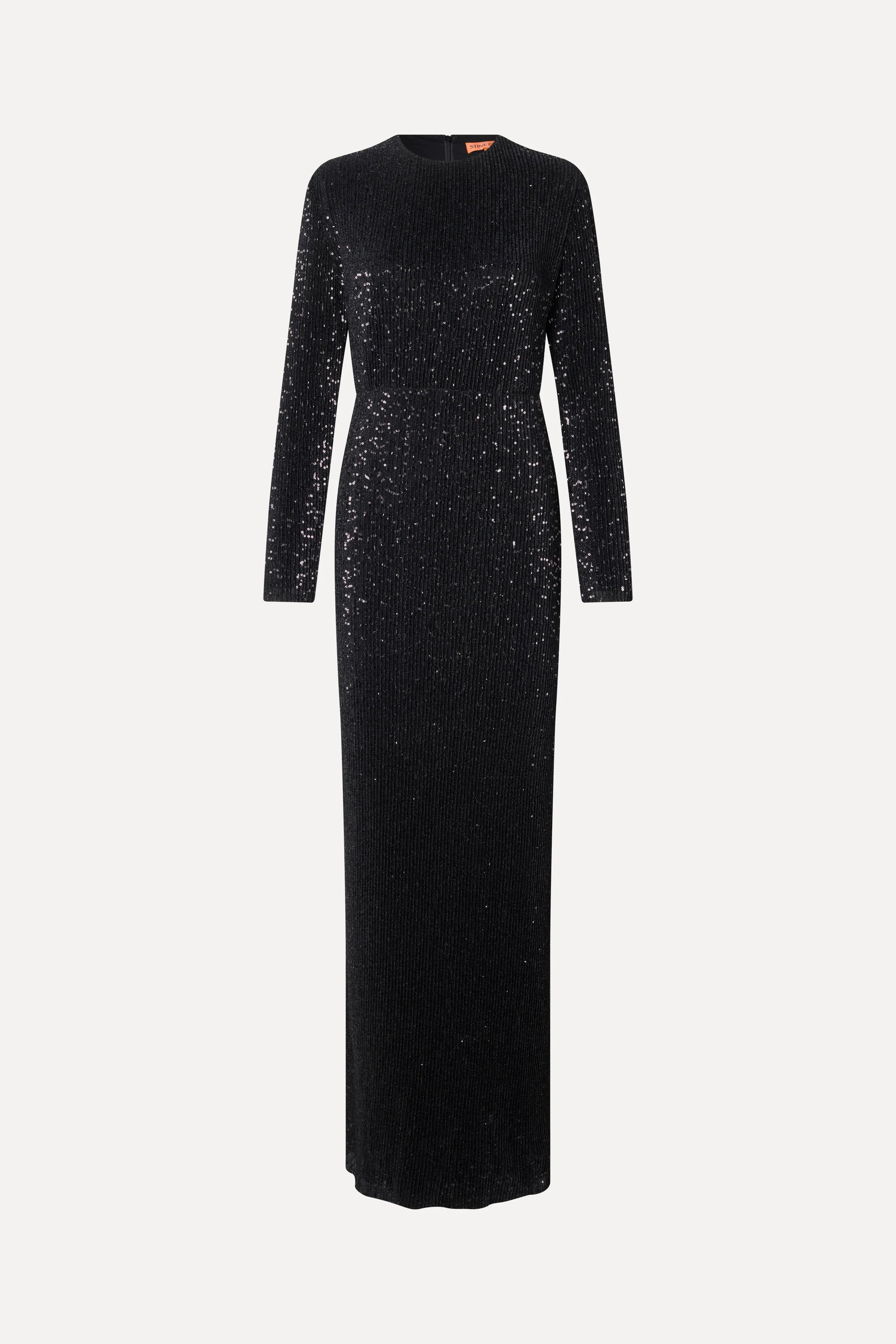 Long Sleeve Maxi Dress - Black