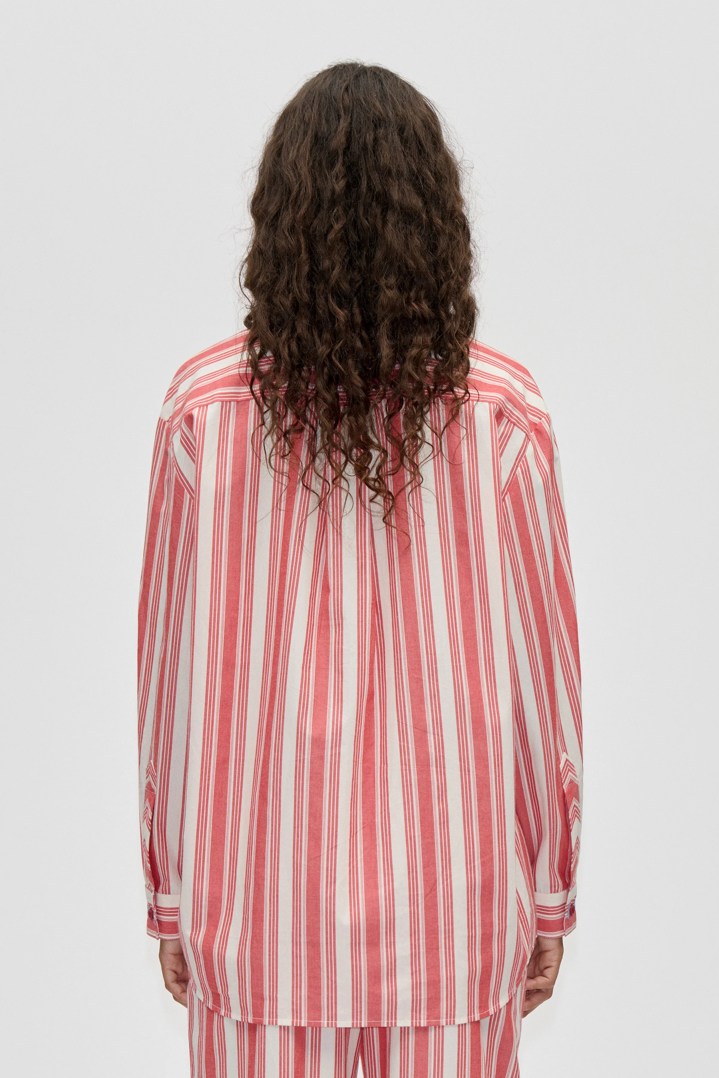 Loose Long Sleeve Shirt - Scarlet Trot - Image 2