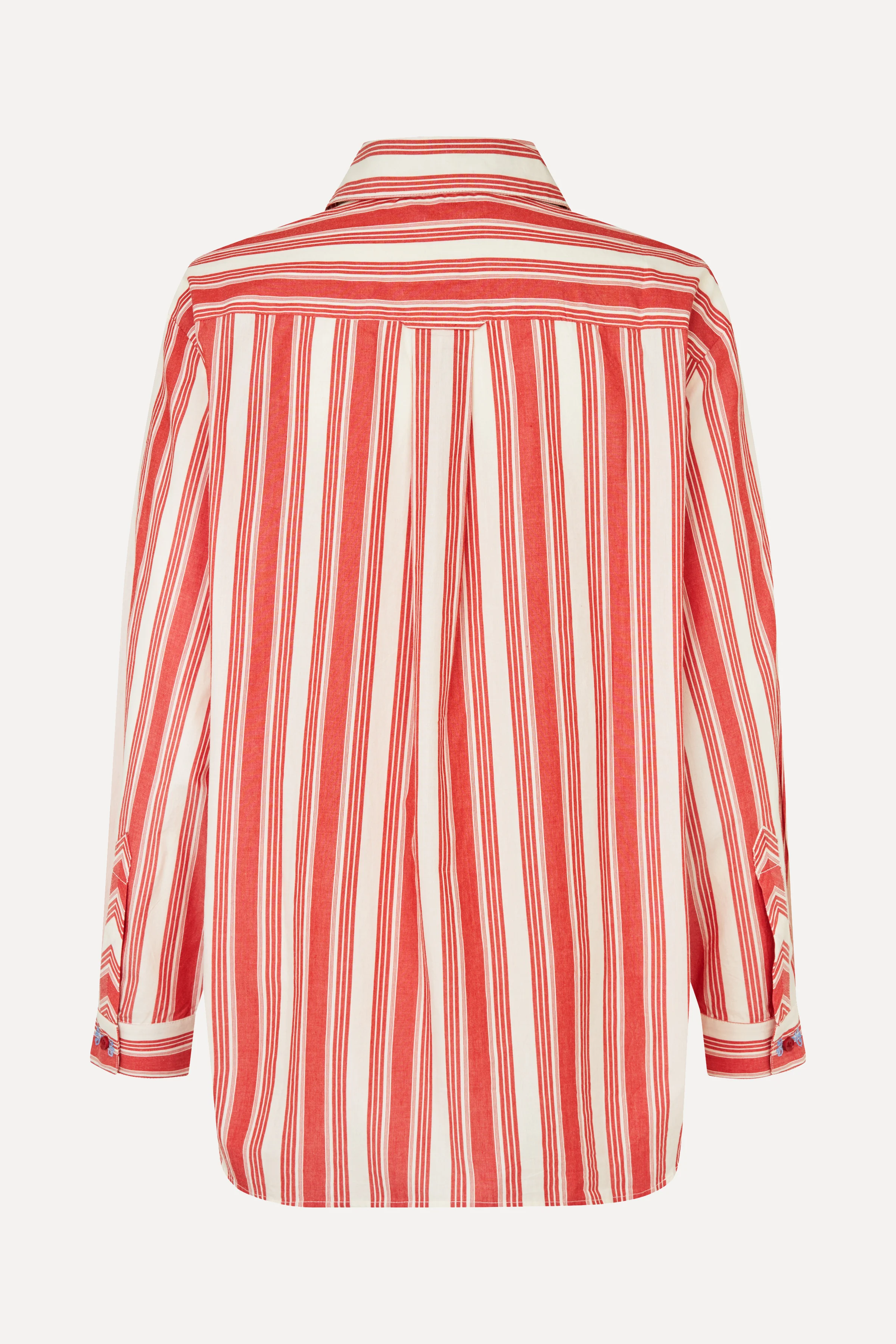 Loose Long Sleeve Shirt - Scarlet Trot - Image 4