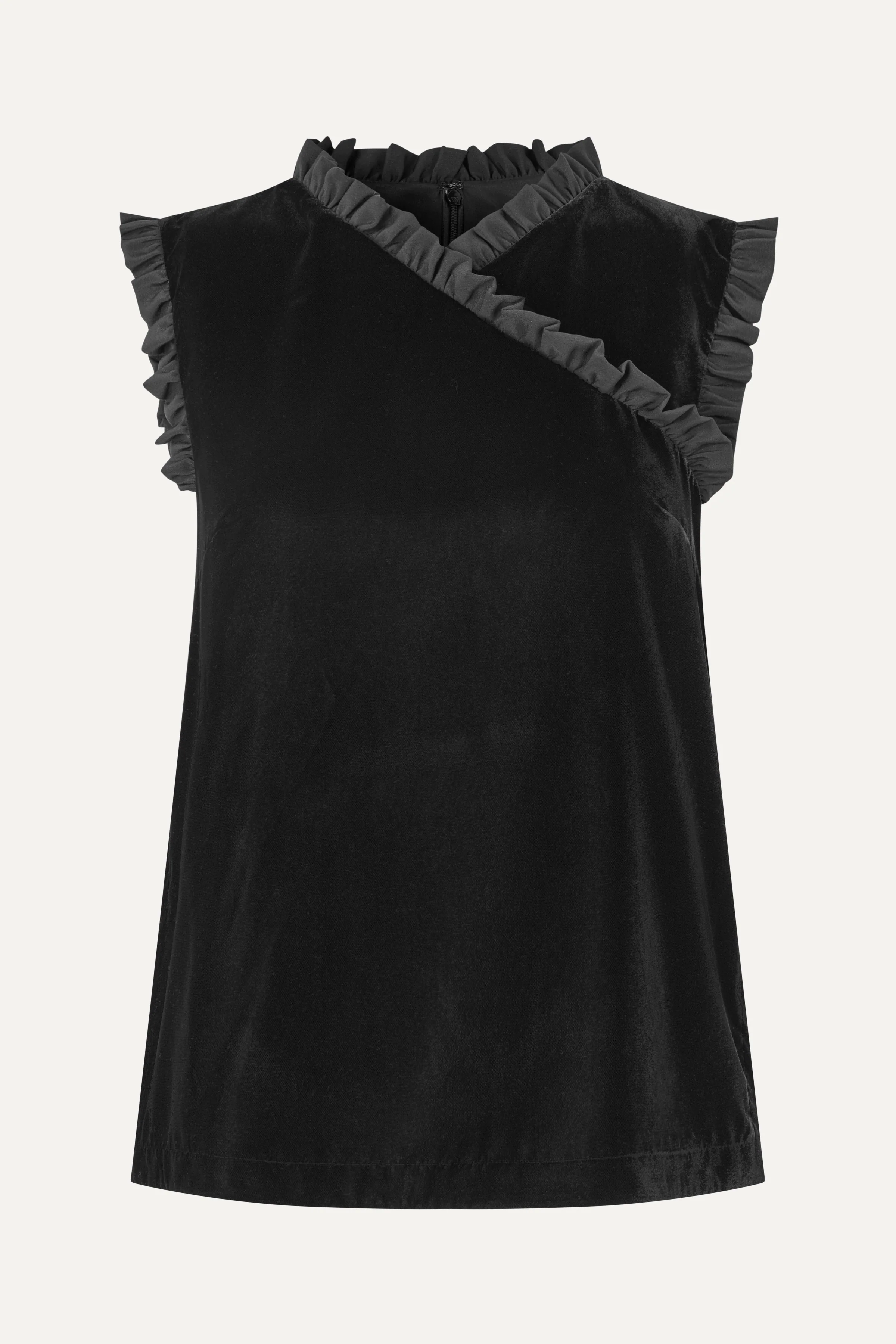 Mini Ruffle Top - Black - Image 3