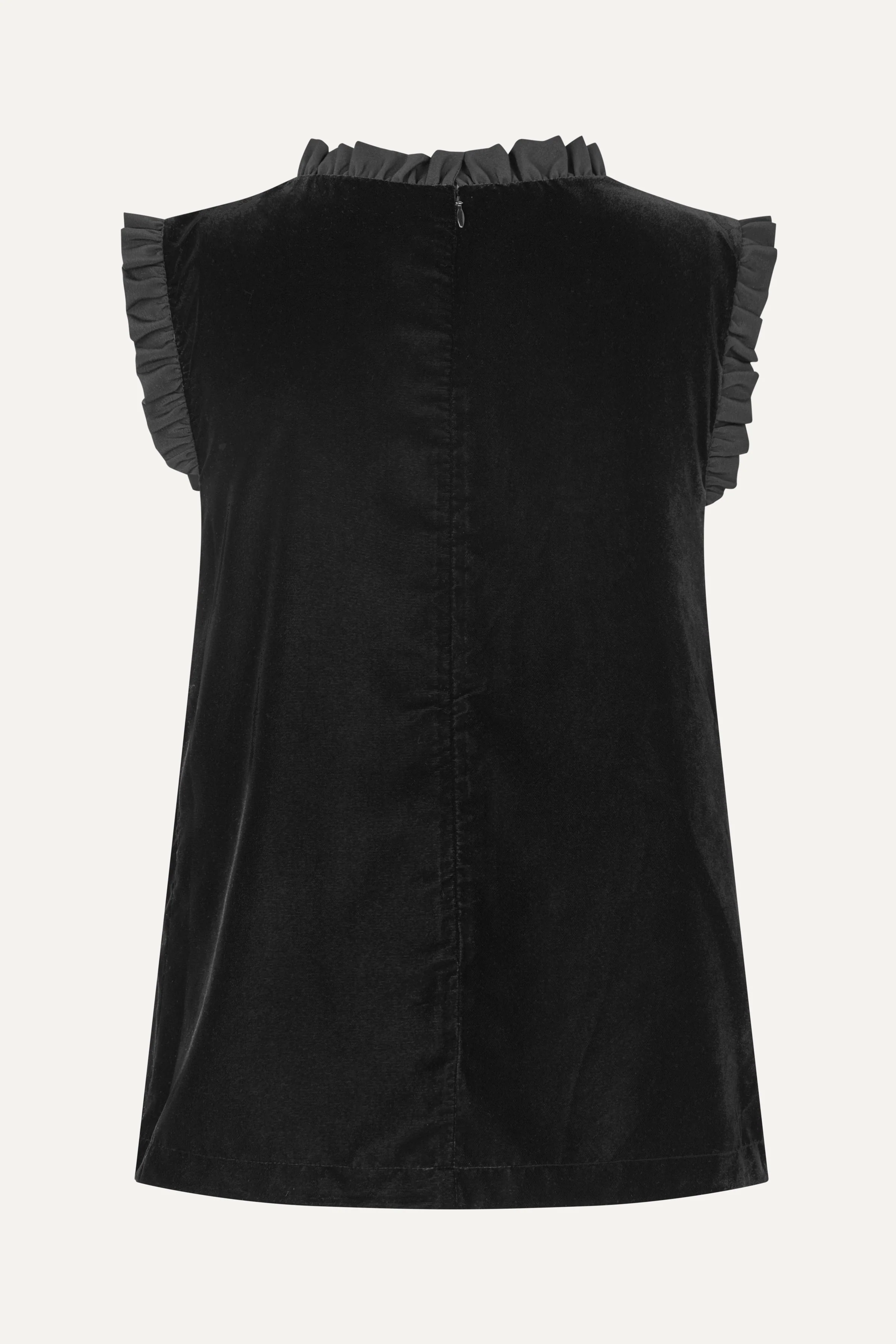 Mini Ruffle Top - Black - Image 4