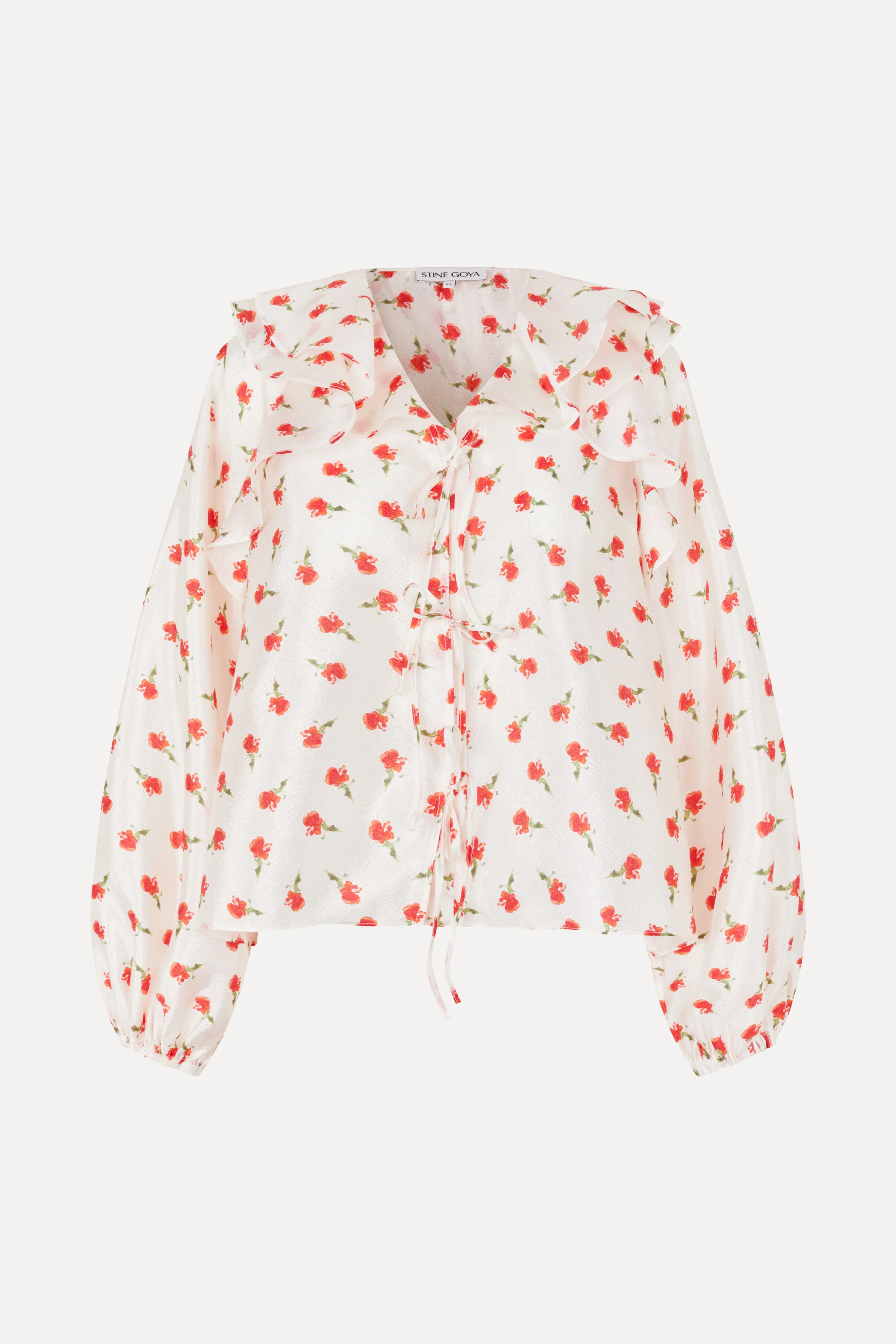 Multi Ruffle Raglan Top - Ditzy Petunia - Image 3