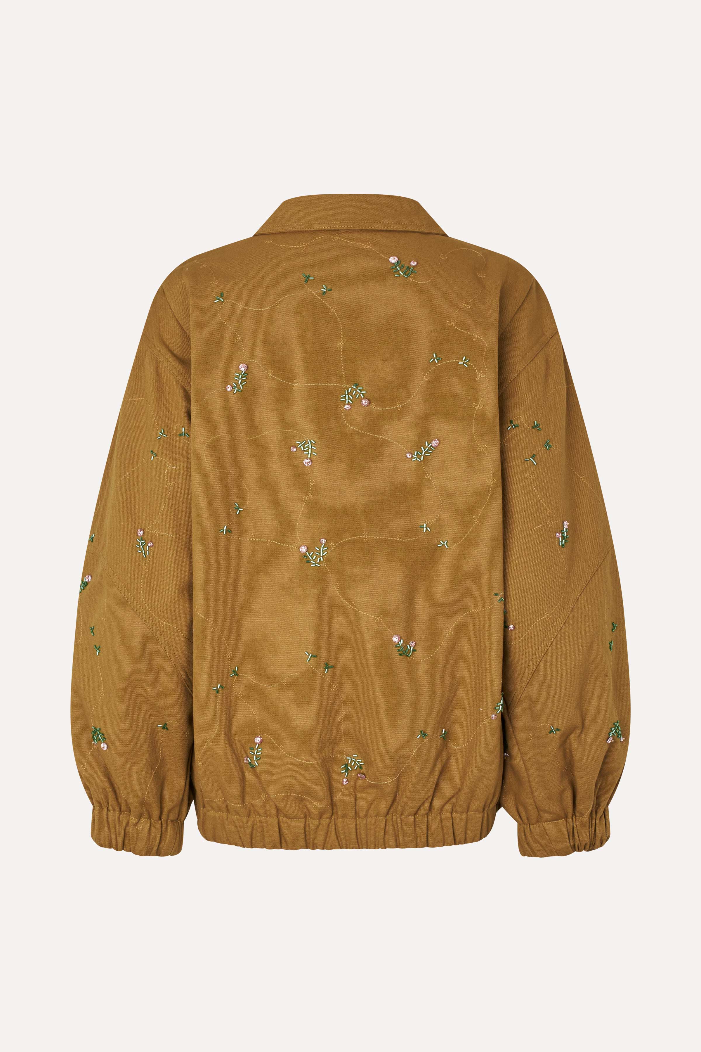 Oversized Utility Workwear Jacket - Wild Flower Beads - Image 2
