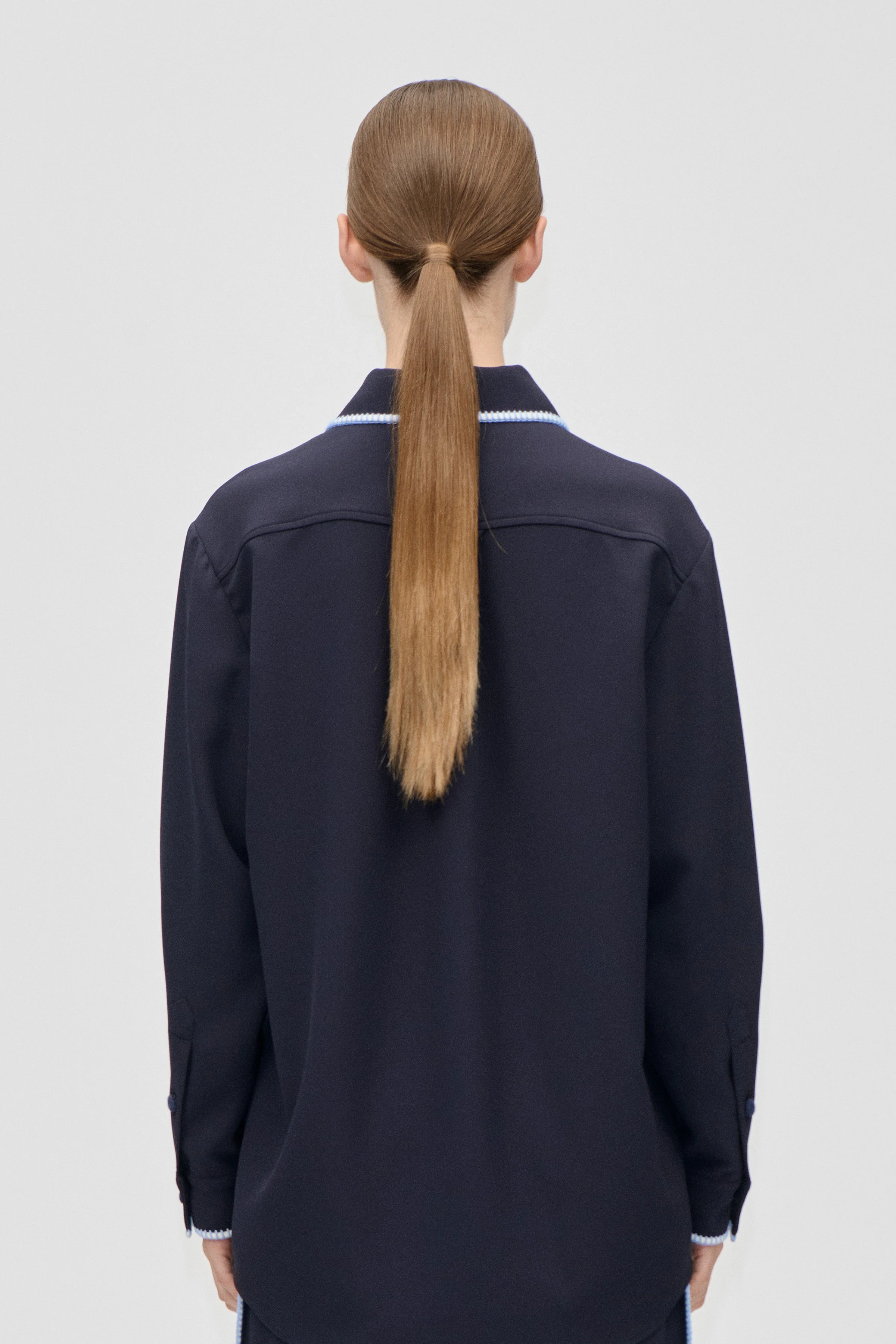 Pocket Oversized Shirt - Parisian Night - Image 2