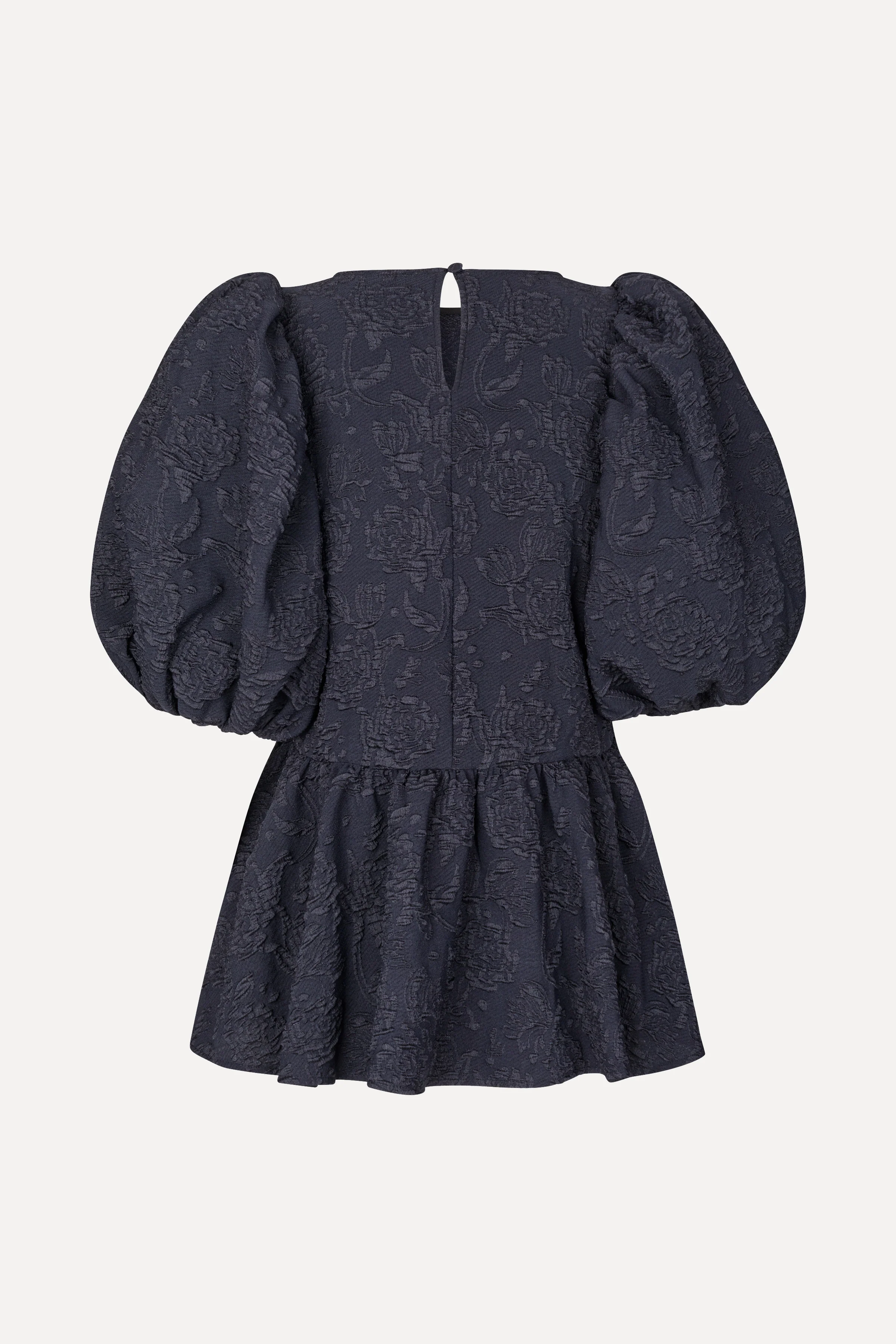 Puff Sleeve Peplum Top - Garden Relief - Image 4