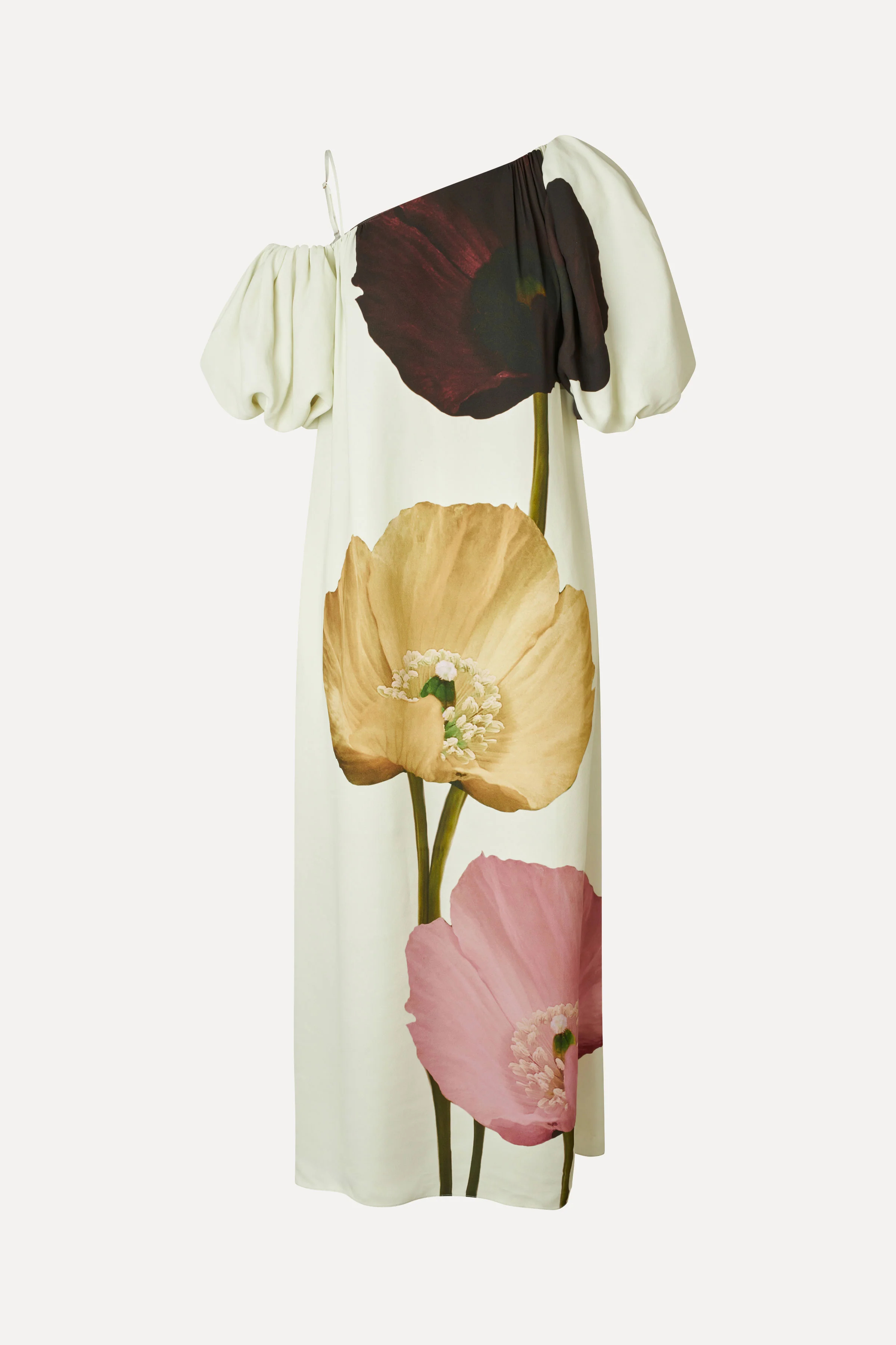 Romantic Long Dress - Poppies - Image 3