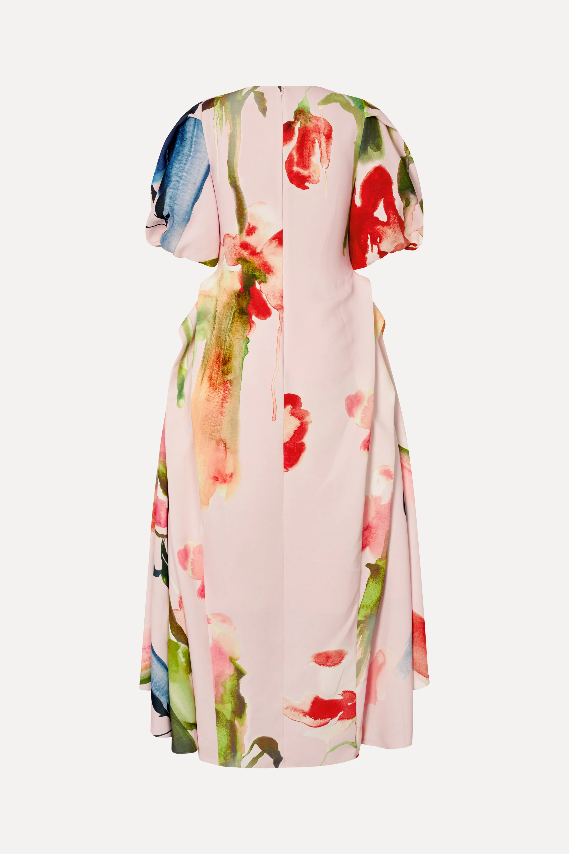 Ruffling Voluminous Dress - End Of Summer Garden - Image 2
