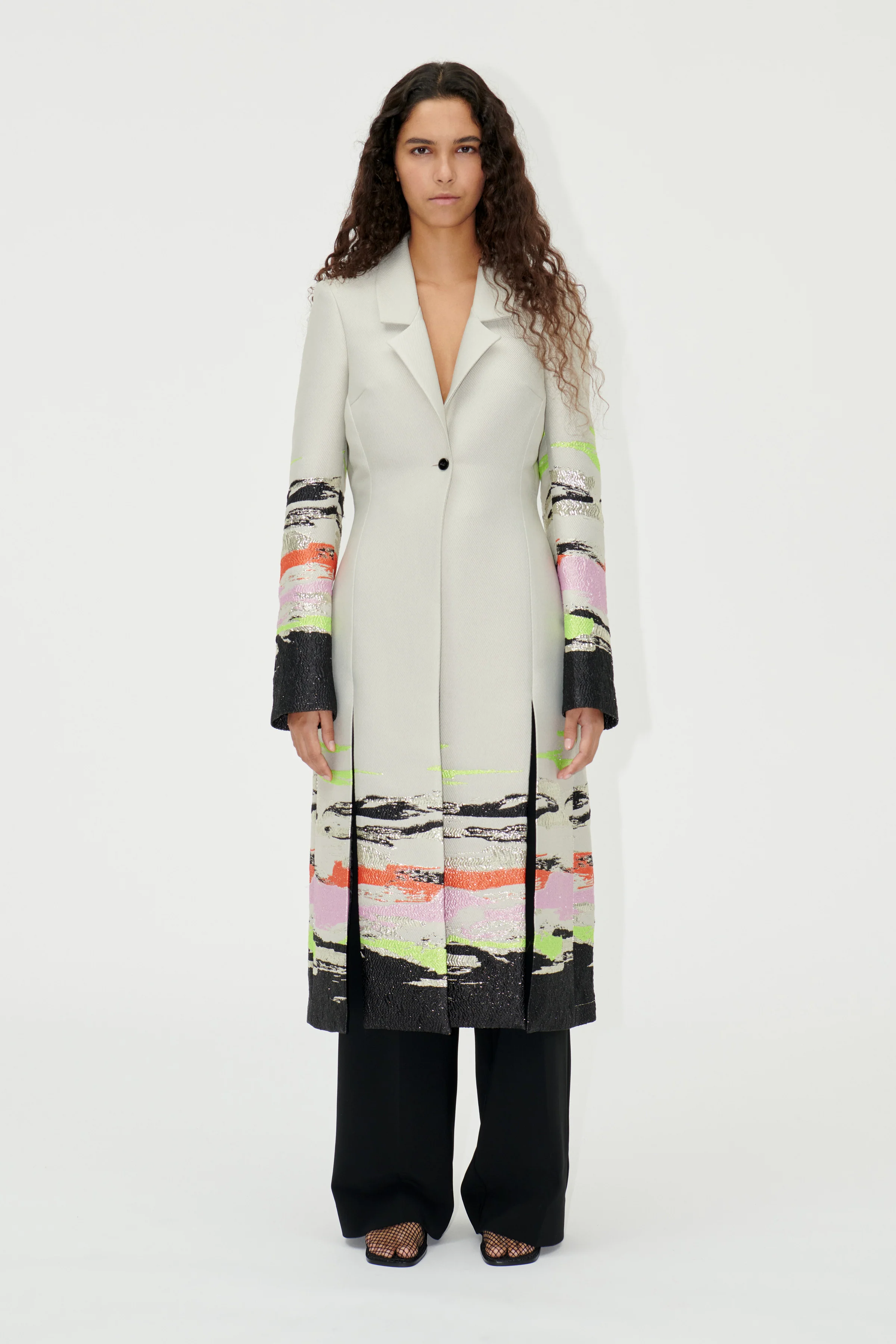 SGAneta Coat - Abstract Strokes - Image 3