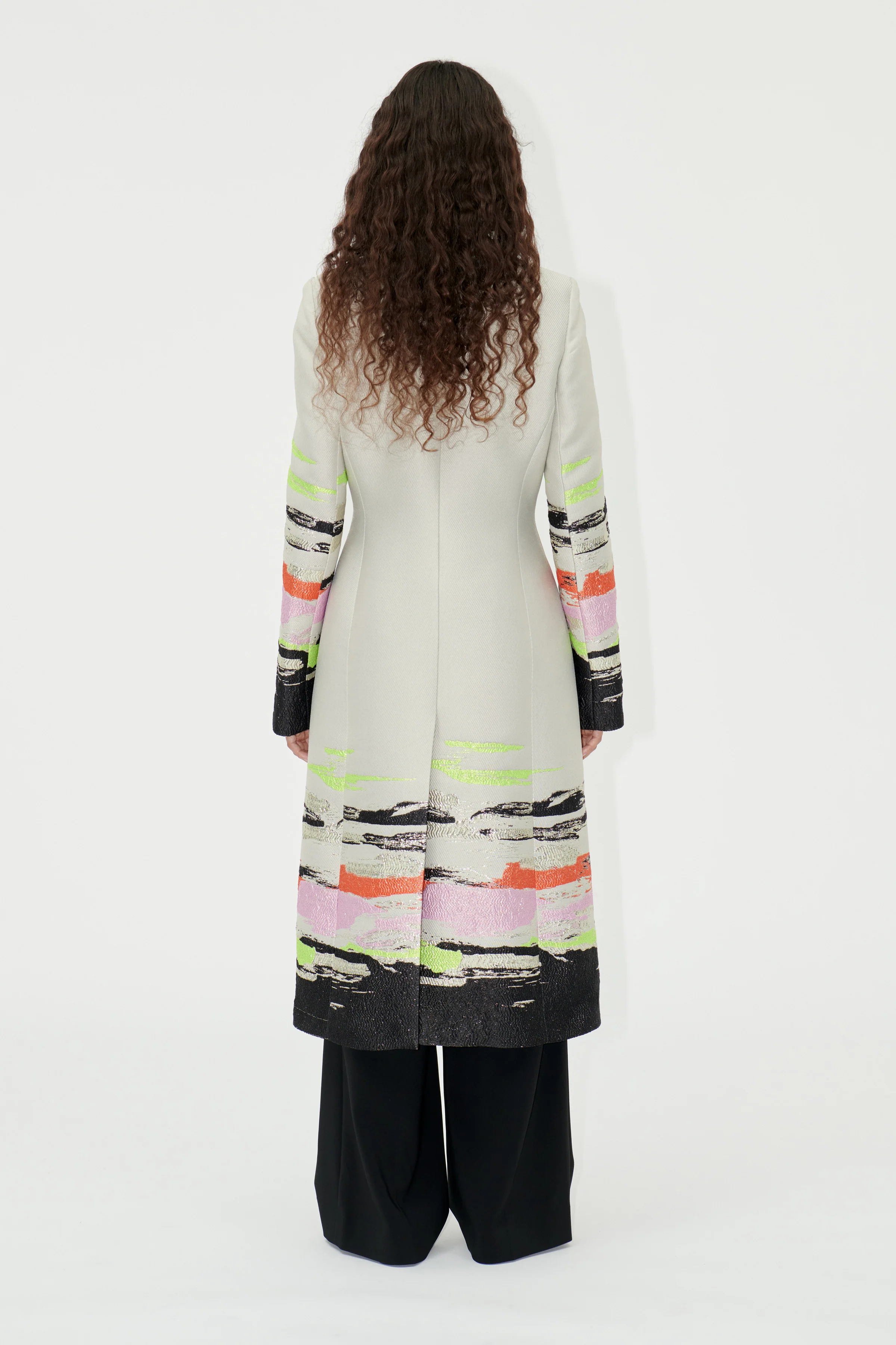 SGAneta Coat - Abstract Strokes - Image 4