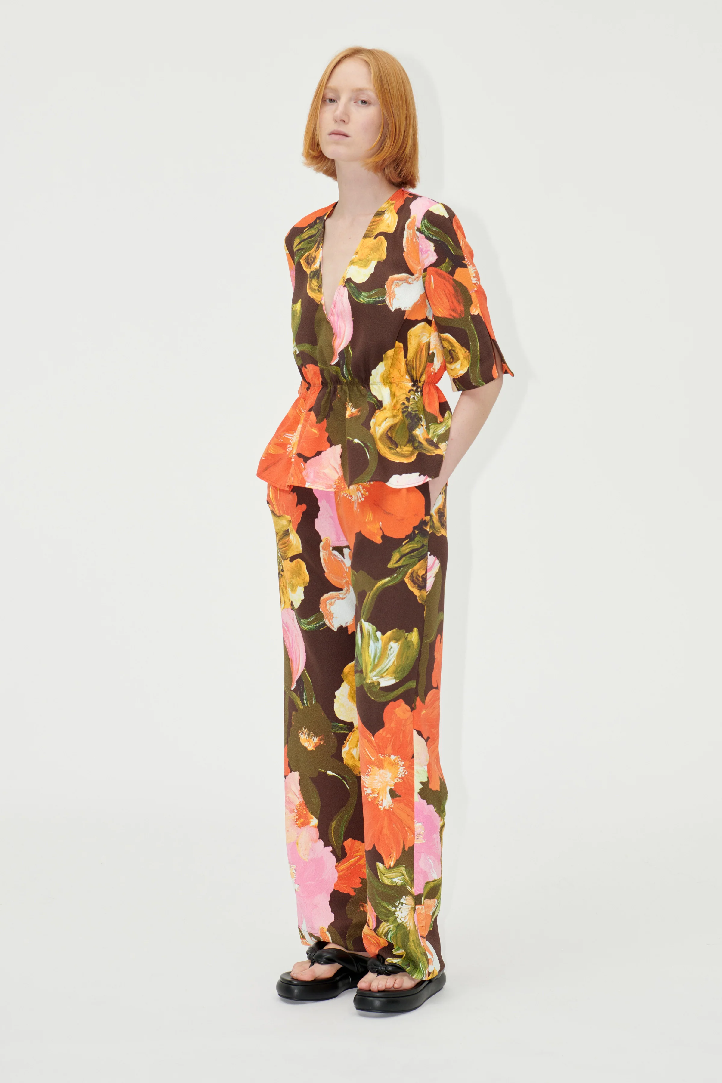 SGFatou Pants - Summer Night Poppies - Image 3