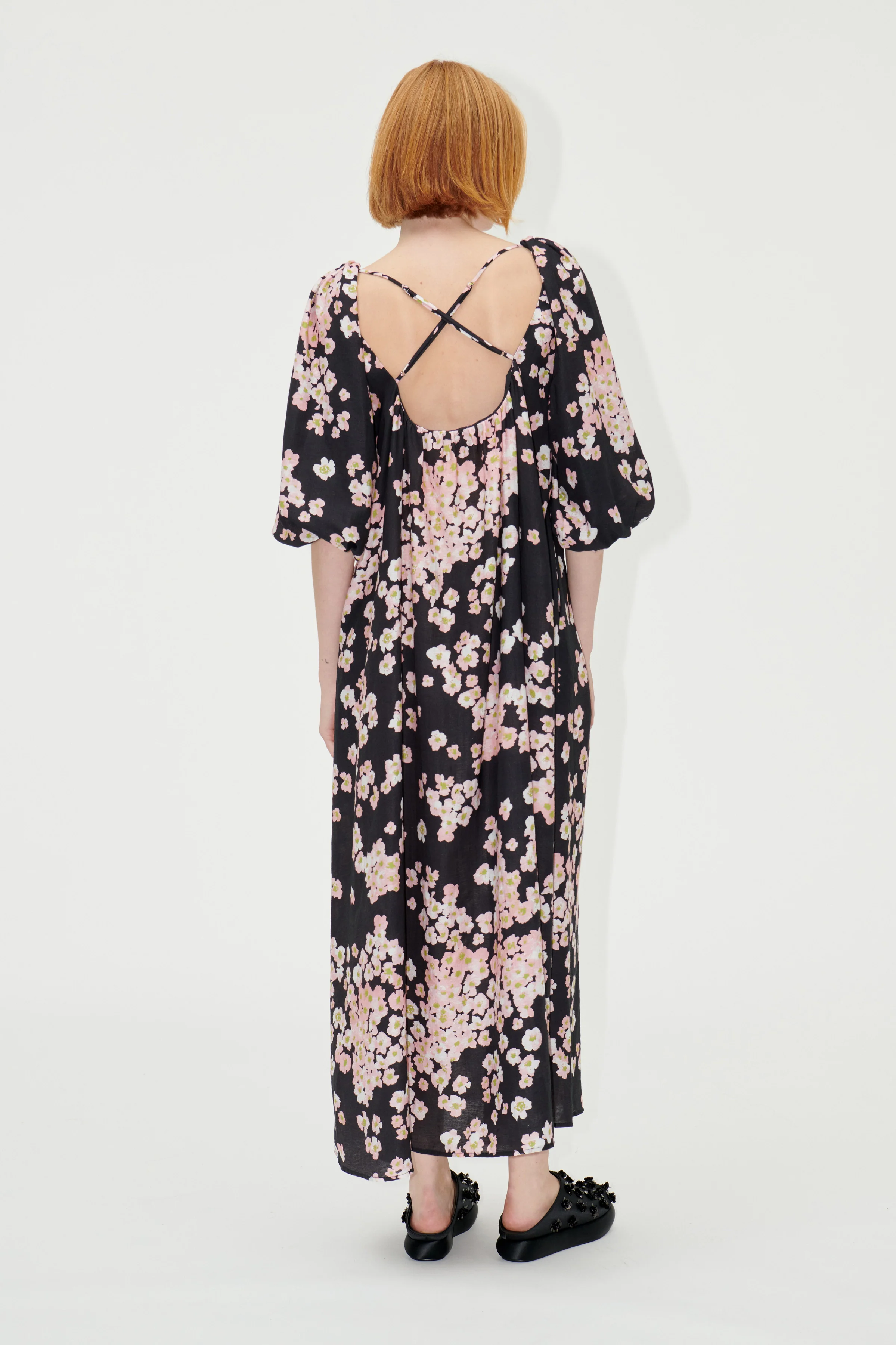 SGTeresa Dress - Pink Ditzy Flowers - Image 4