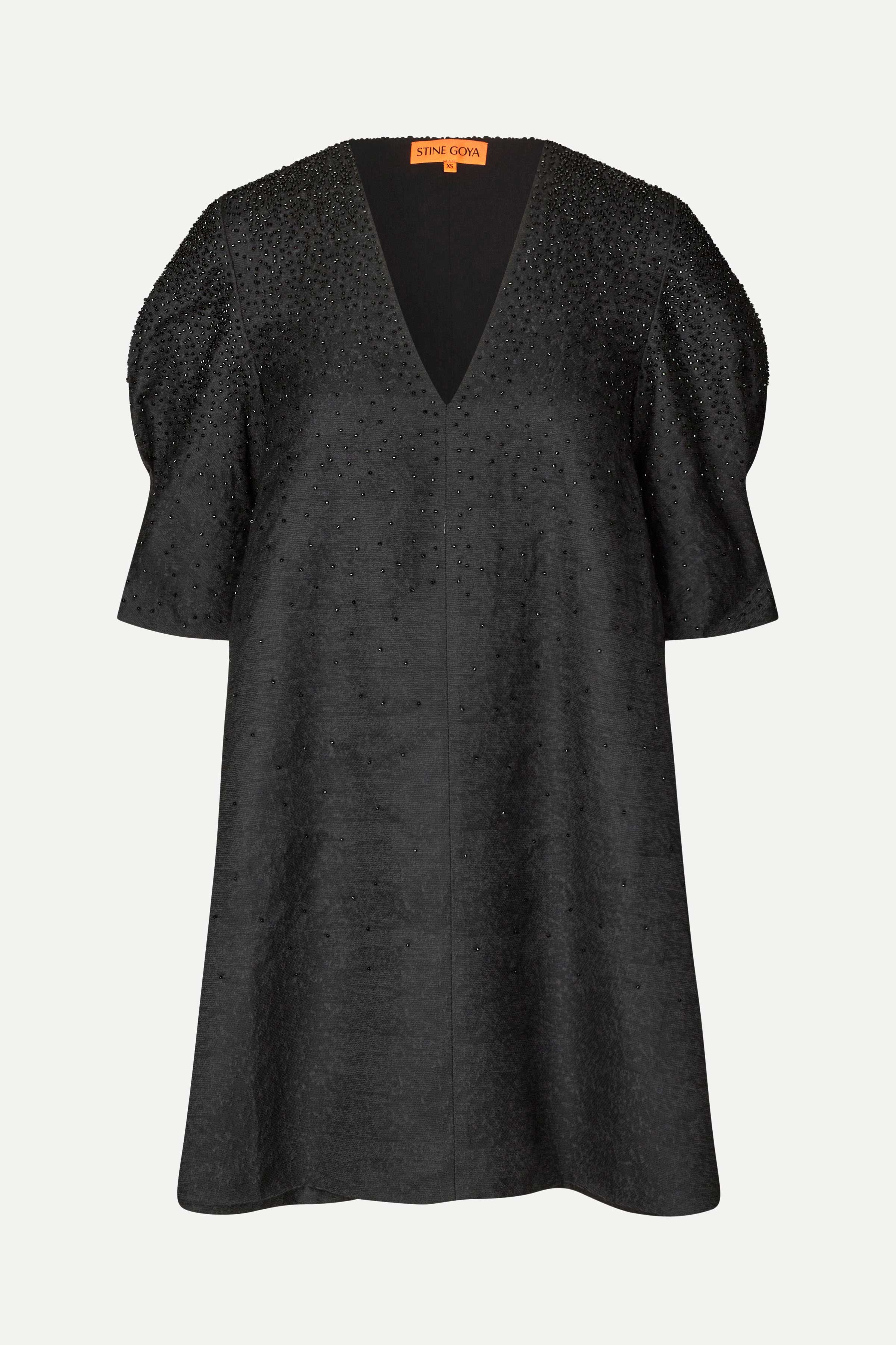 Short Sleeve Dress - Gradient Beads
