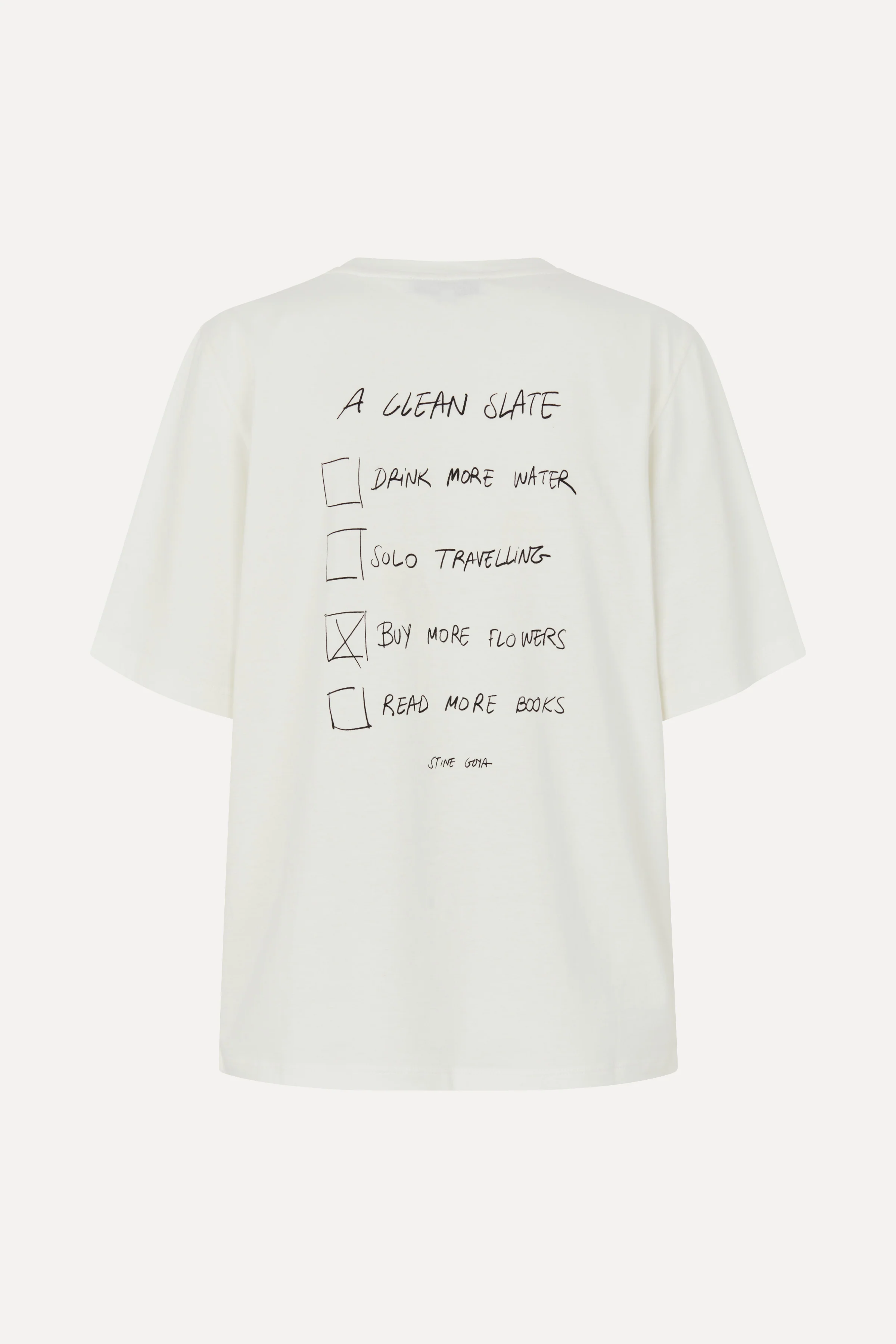 Short Sleeve T-Shirt - Petunia Bouquet, A Clean Slate - Image 4