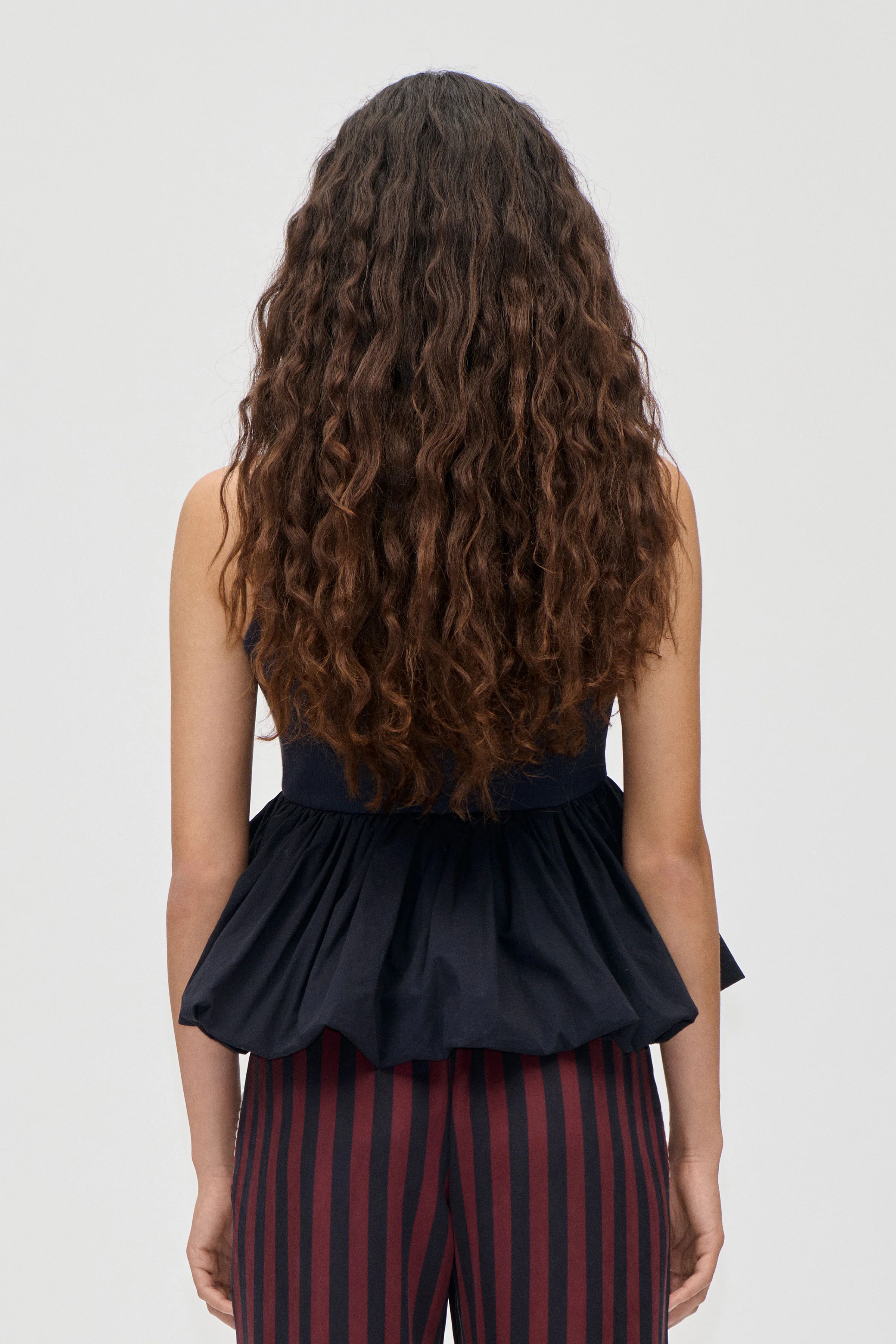 Sleeveless Balloon Top - Deep Well - Image 2