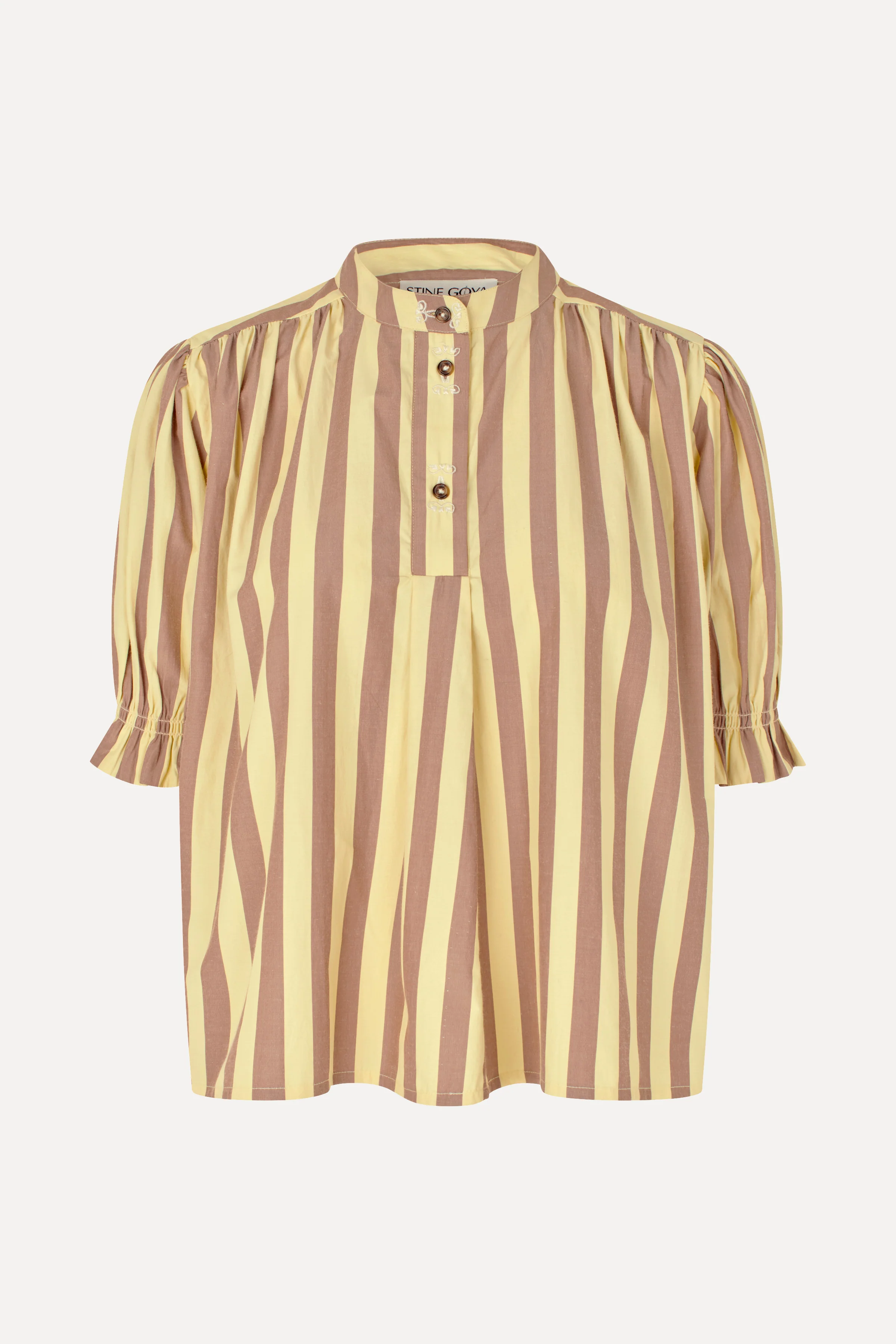 Smocked Gathered Top - Equestrian Sun - Image 3