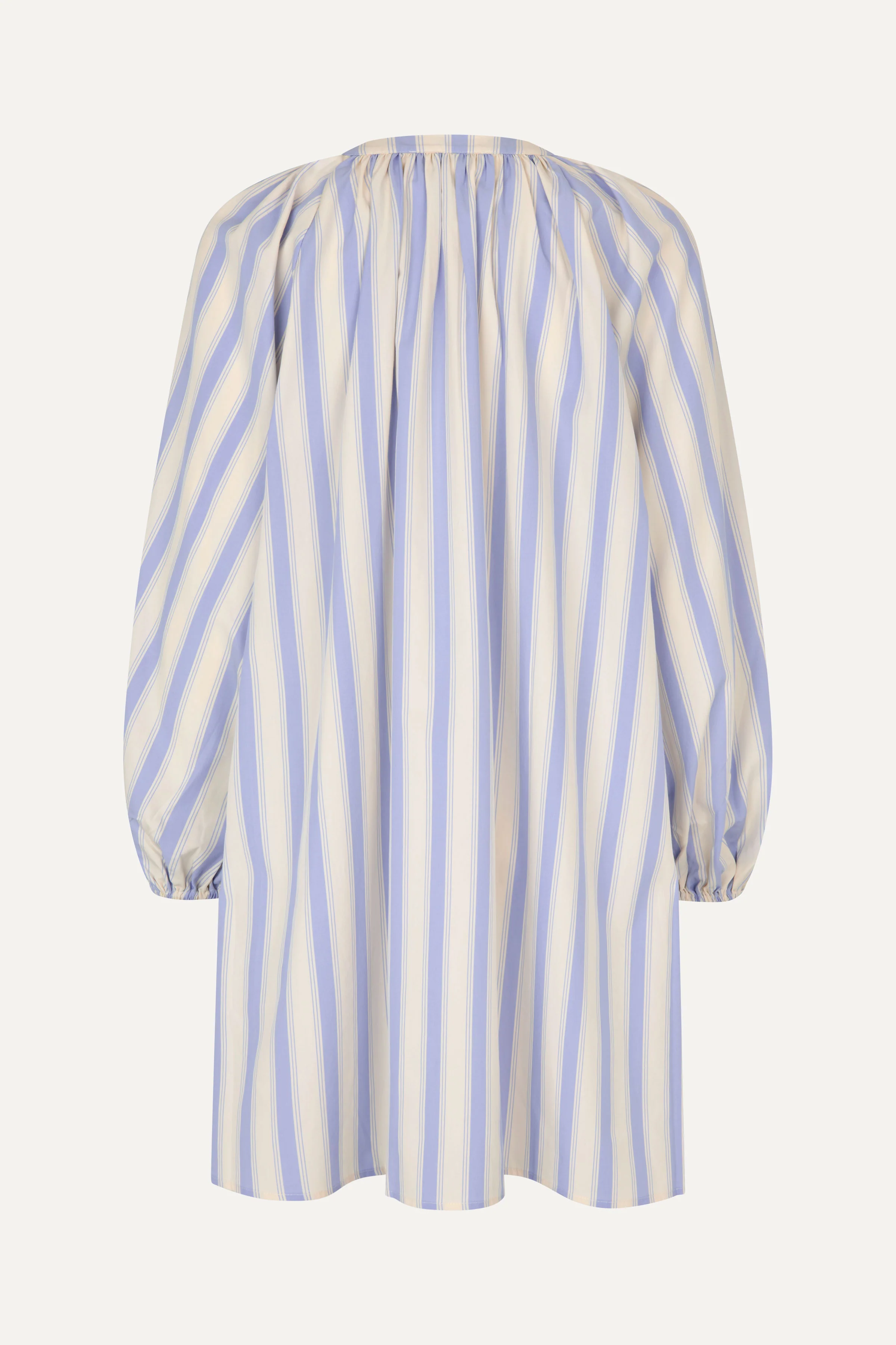 Voluminous Bow Dress - Pastel Stripes - Image 2