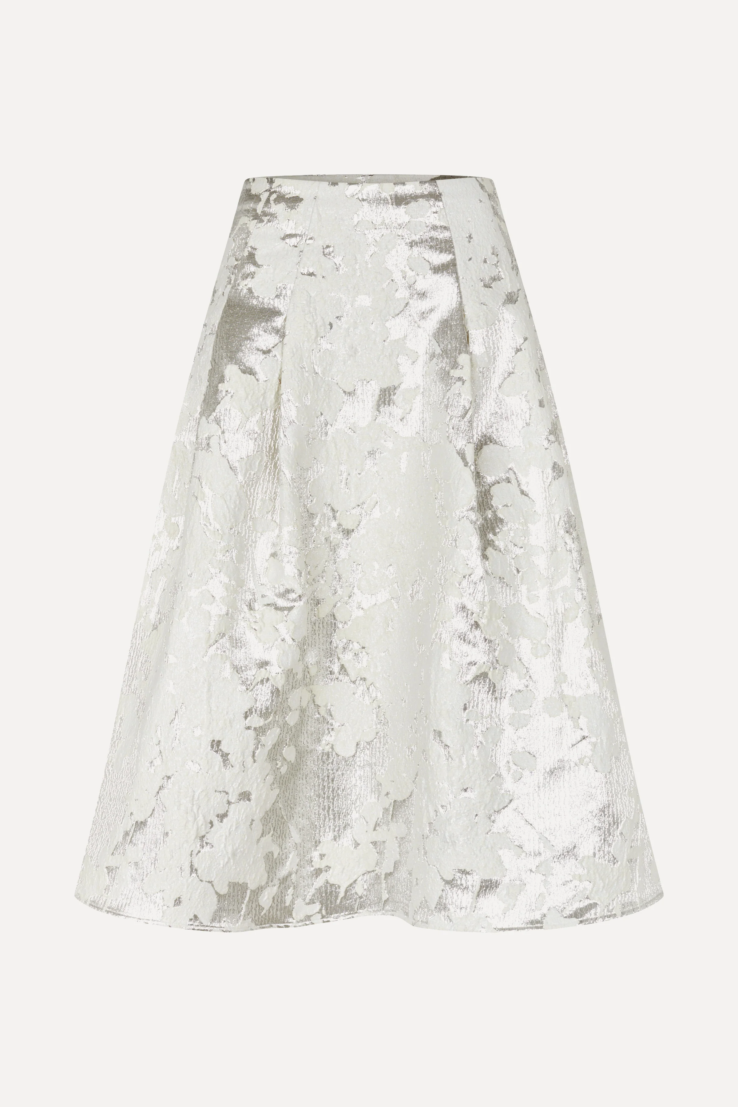 Voluminous Midi Skirt - Lurex Garden - Image 3