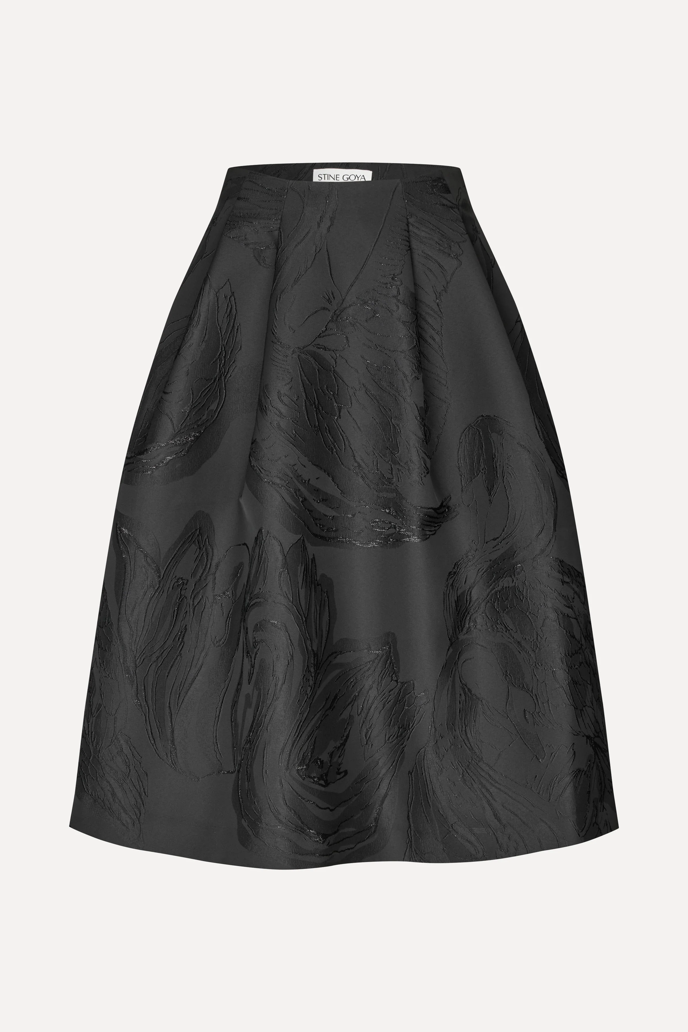 Voluminous Midi Skirt - Swans - Image 3