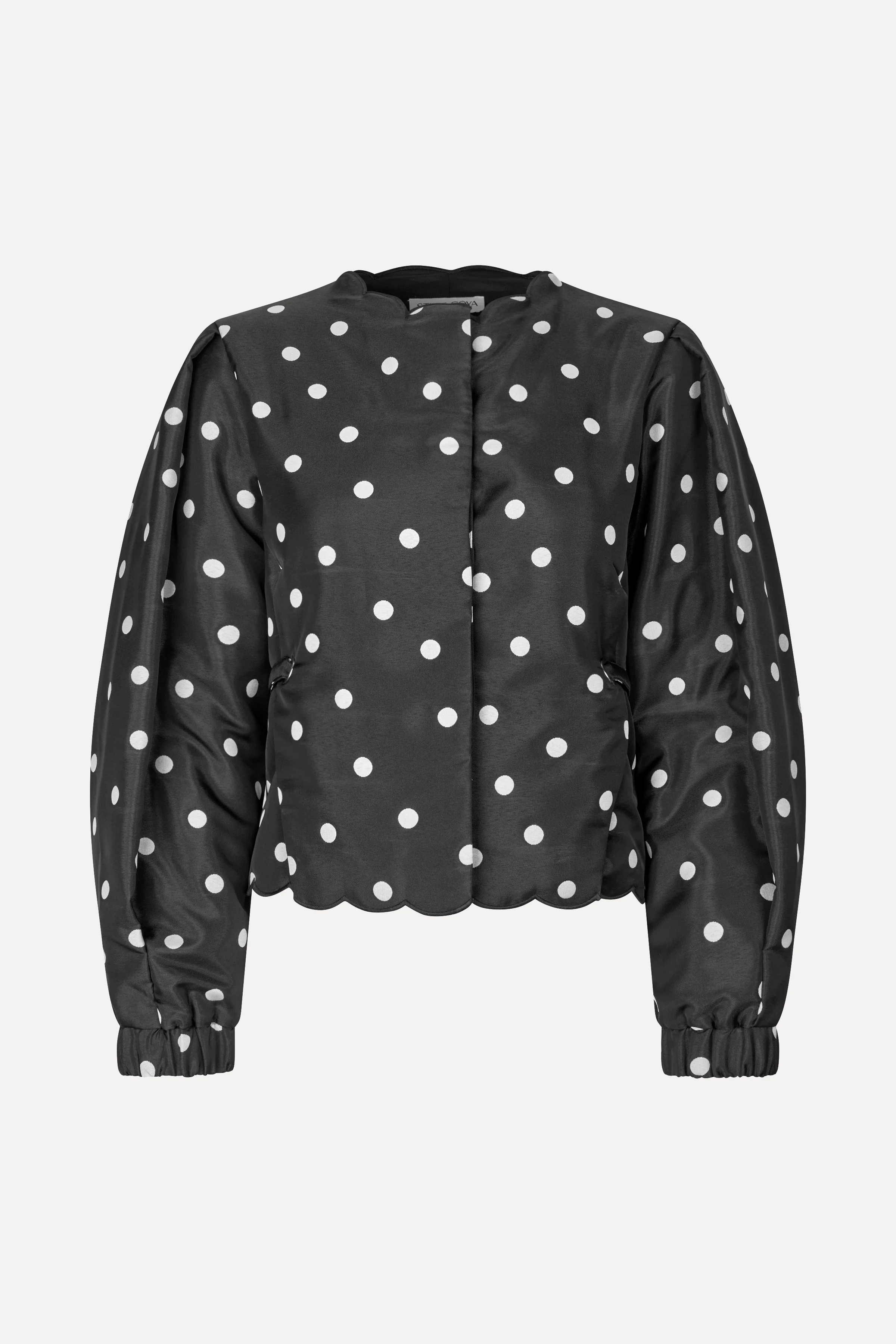 Voluminous Sleeve Jacket - Quilted Dots - Image 3